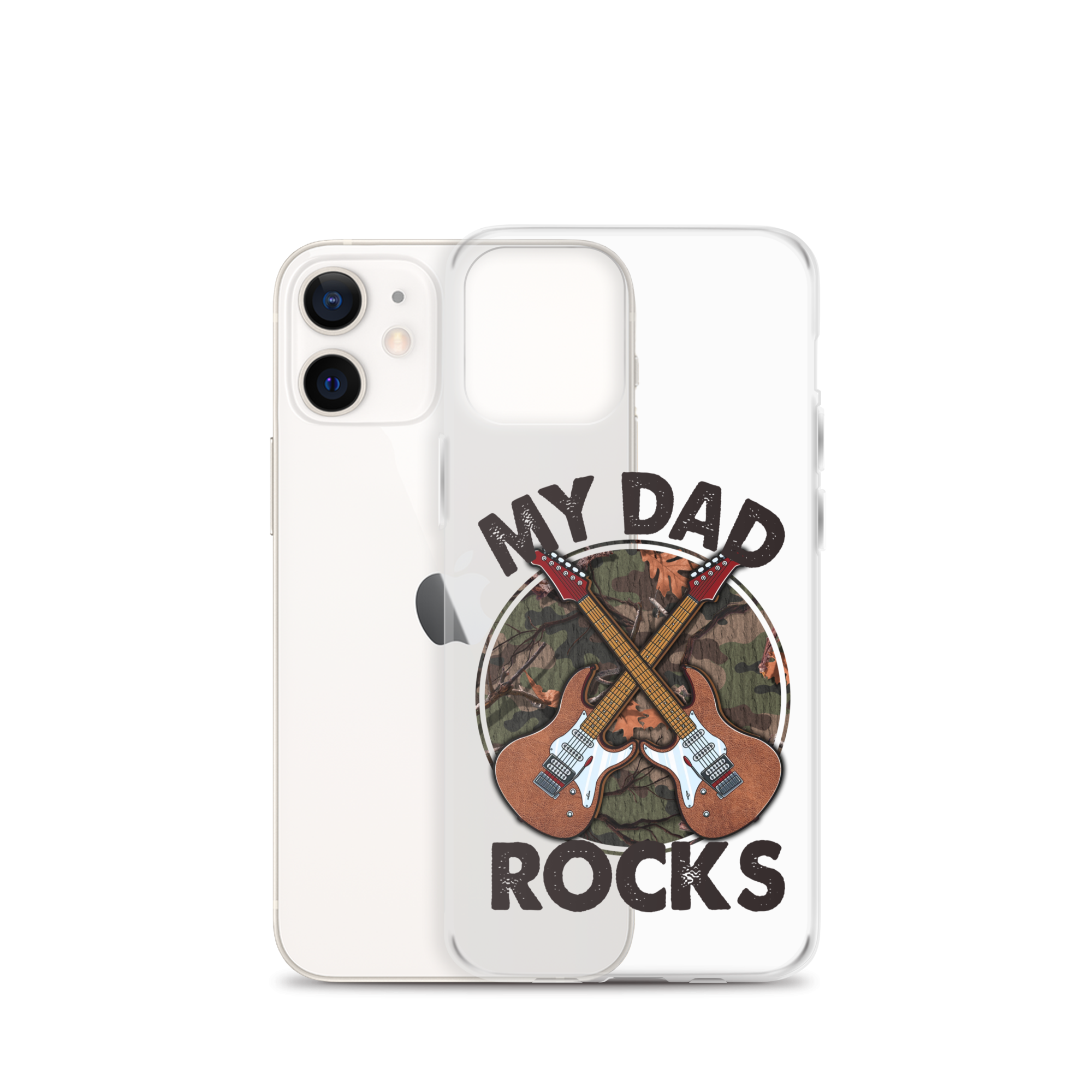 My Dad Rocks Clear Case for iPhone®