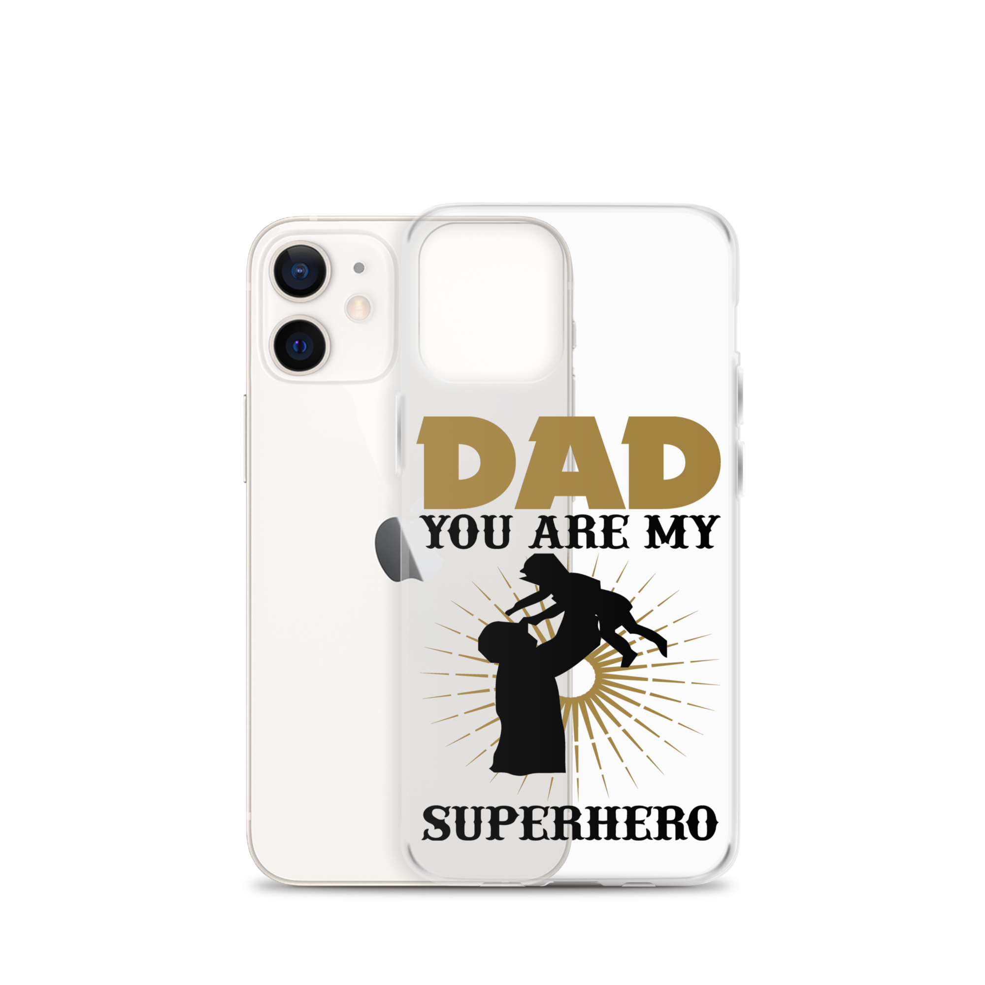 Dad You Are My Superhero Clear Case for iPhone®