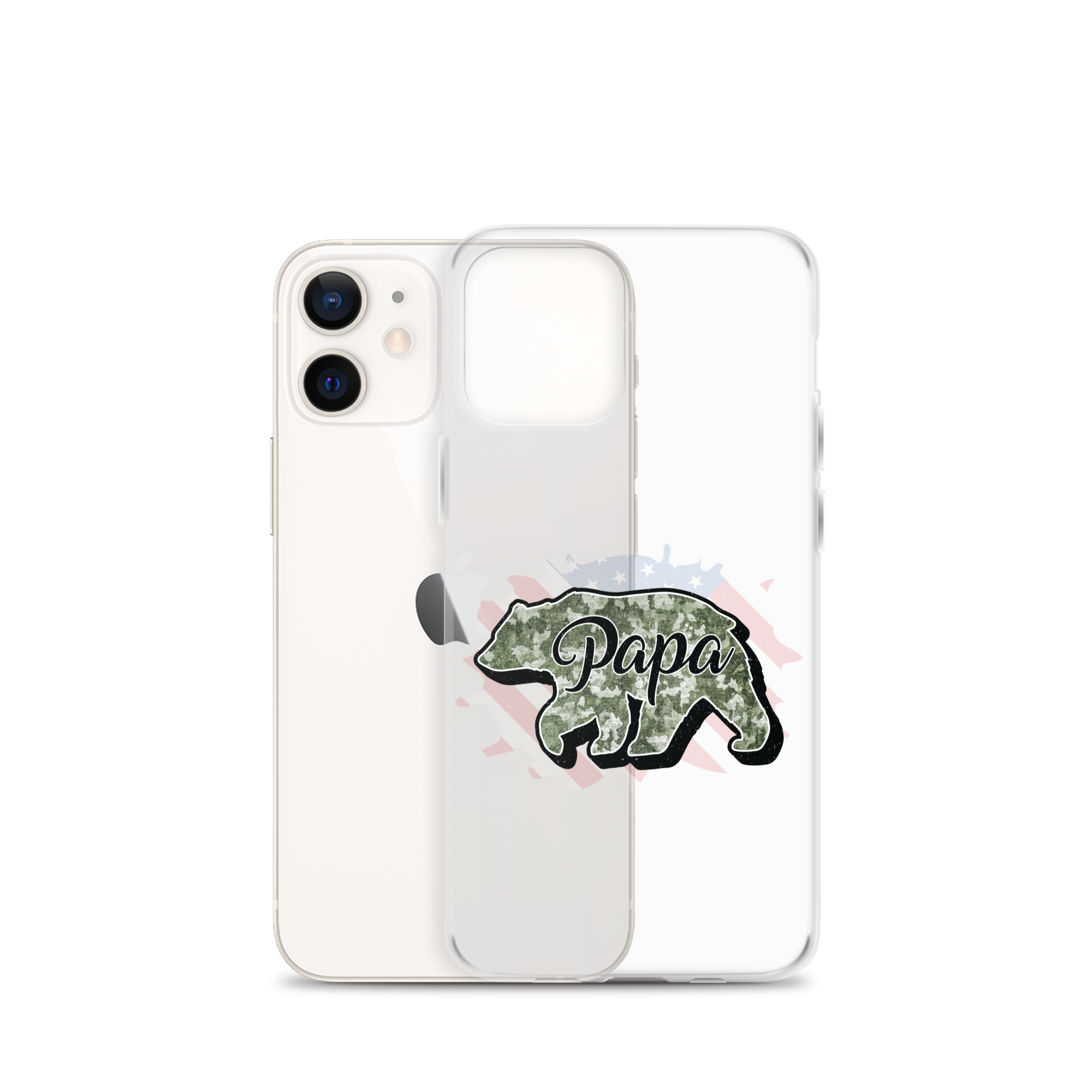 Bear Papa Clear Case for iPhone®