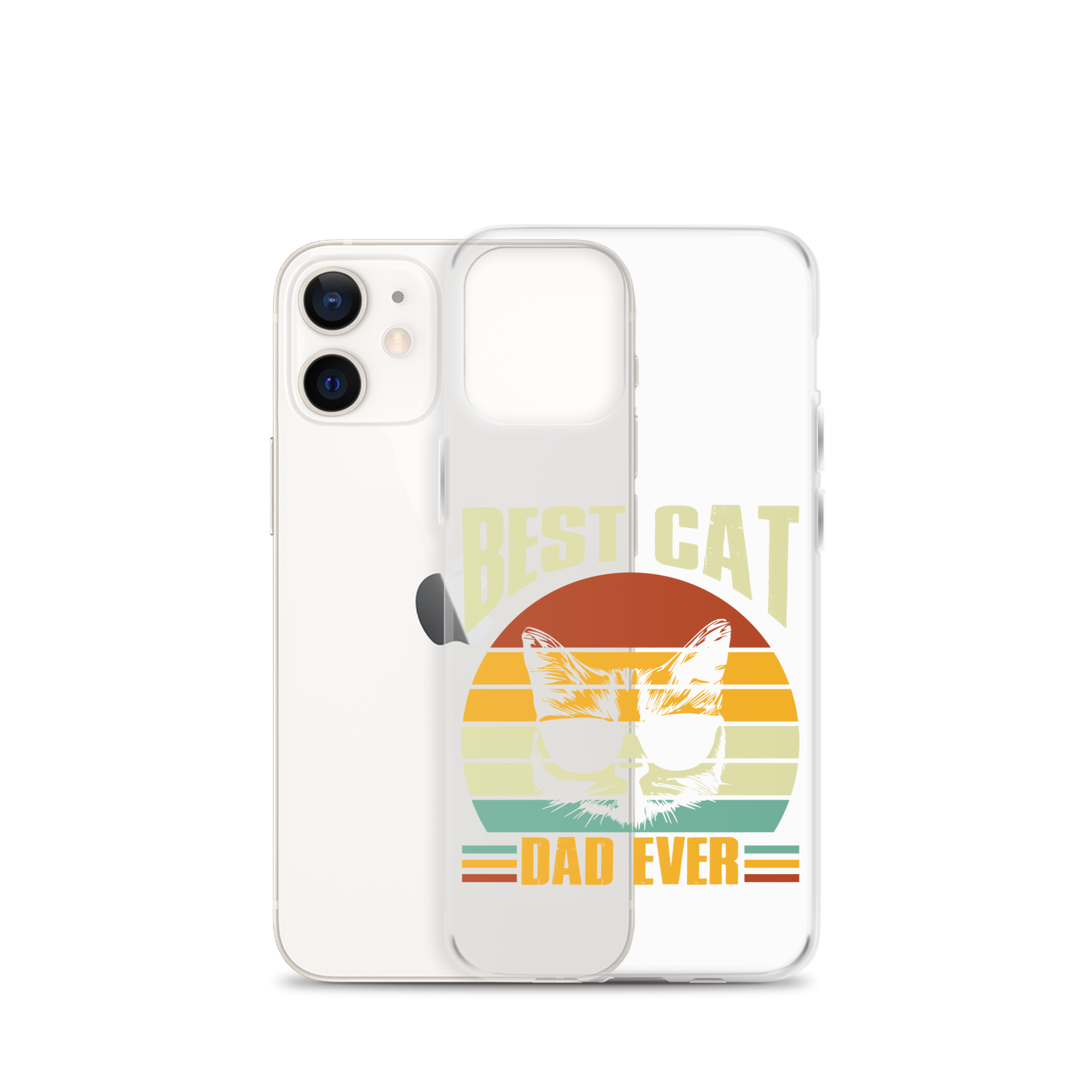 Best Cat Dad Ever Clear Case for iPhone®