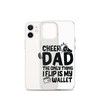 Cheer Dad Th Only Thing I Flip Is My Wallet Clear Case for iPhone®