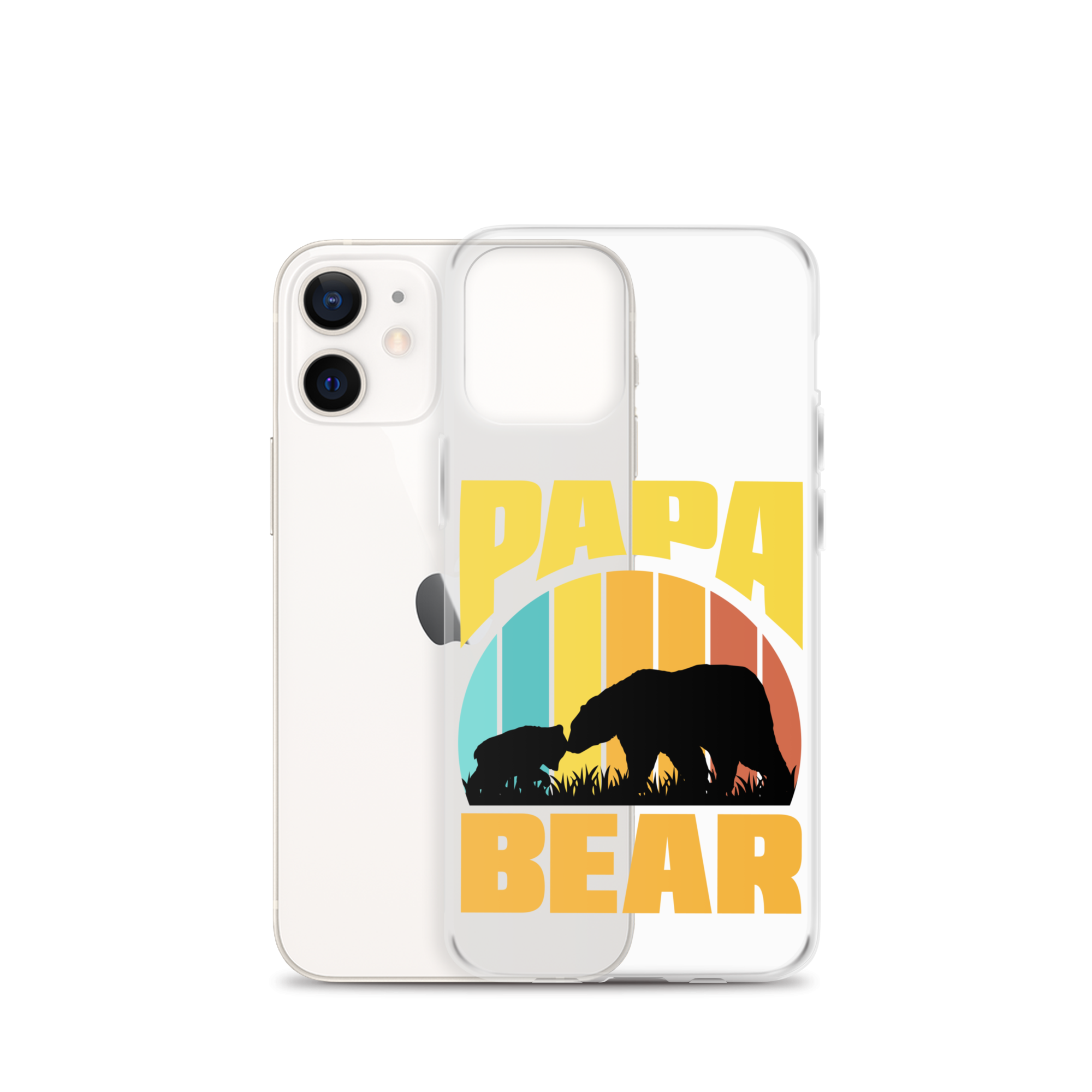 Papa Bear Clear Case for iPhone®