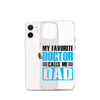 Mer Dad Don't Mess With My Mermaid Clear Case for iPhone®