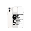 Father Hardworking funny Wise Strong Clear Case for iPhone®