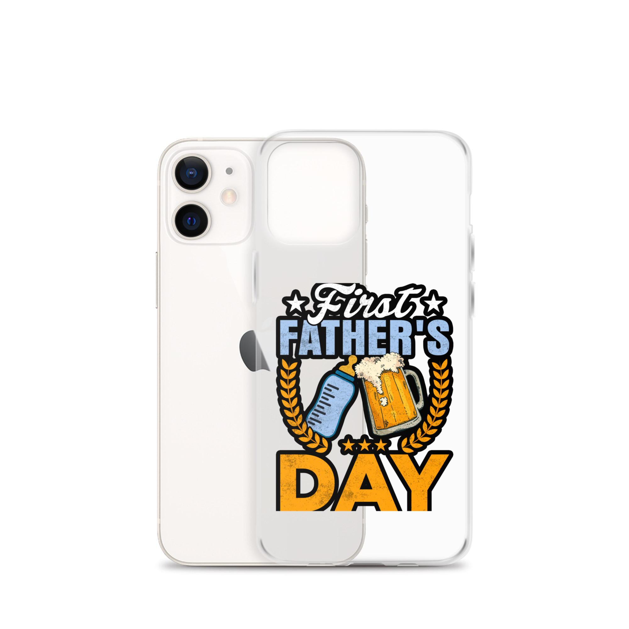 First Father's Day Clear Case for iPhone®