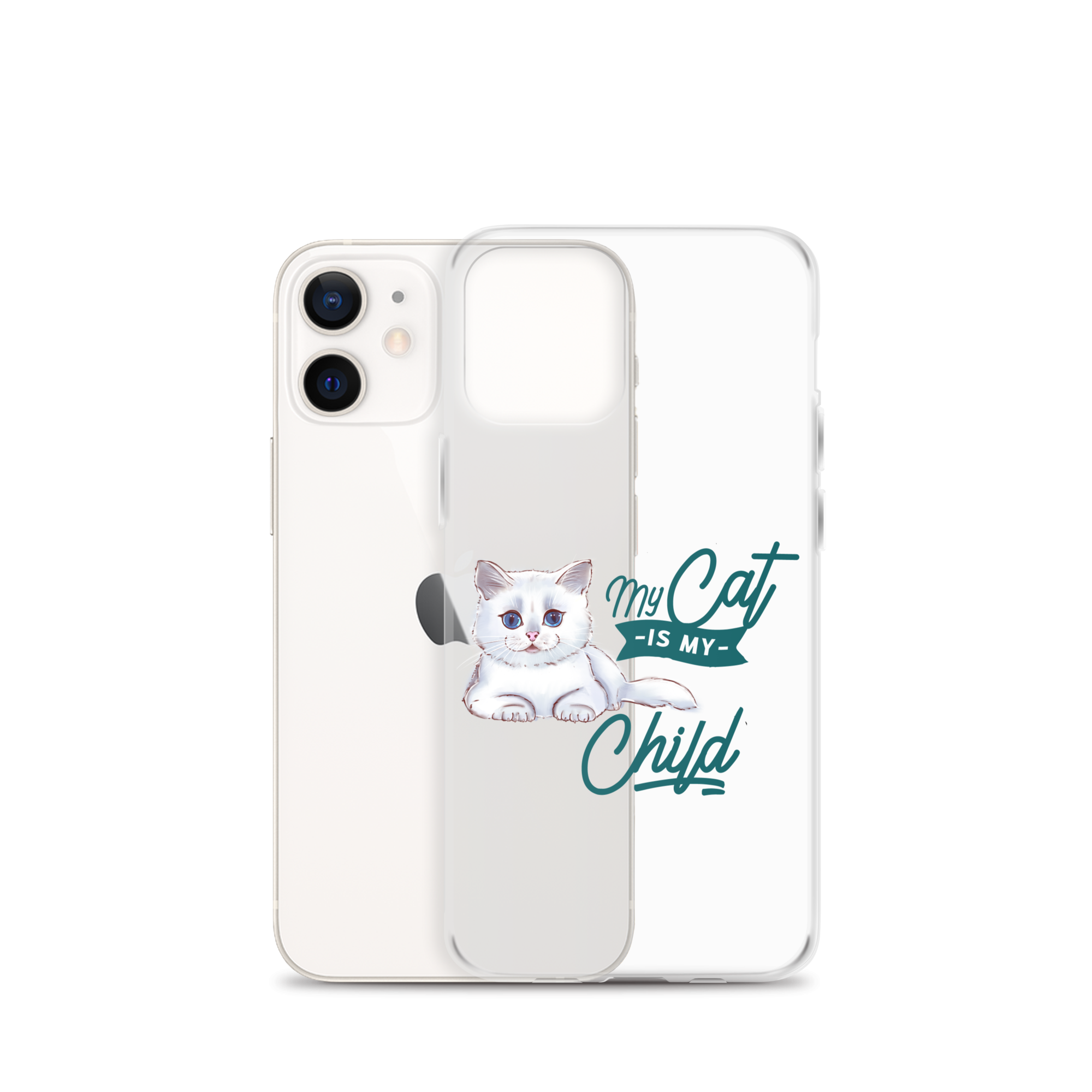 My Cat Is My Child Clear Case for iPhone®