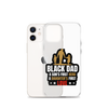 Black Dad A Son's First Hero A Daughter's First Love Clear Case for iPhone®