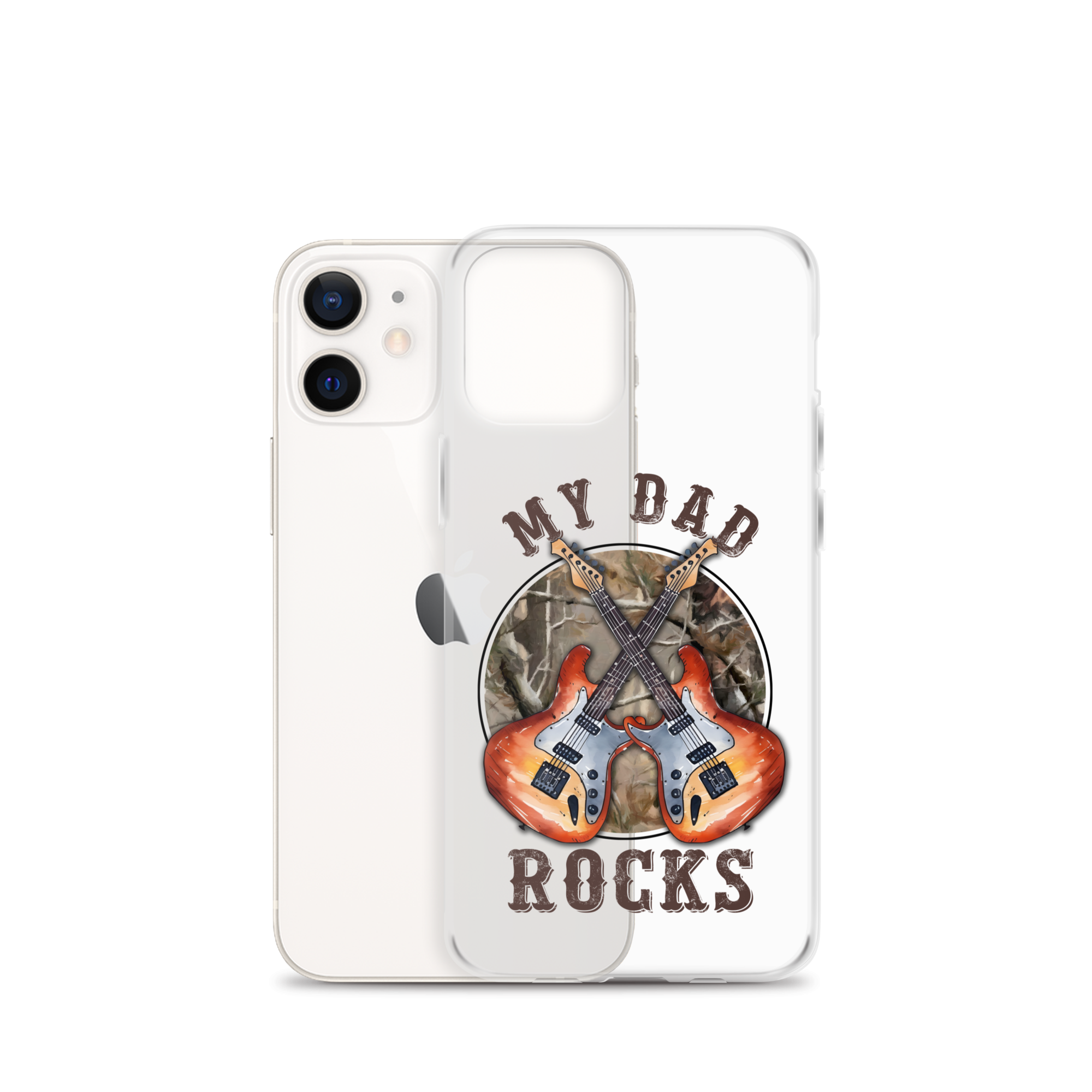 My Dad Rocks Clear Case for iPhone®