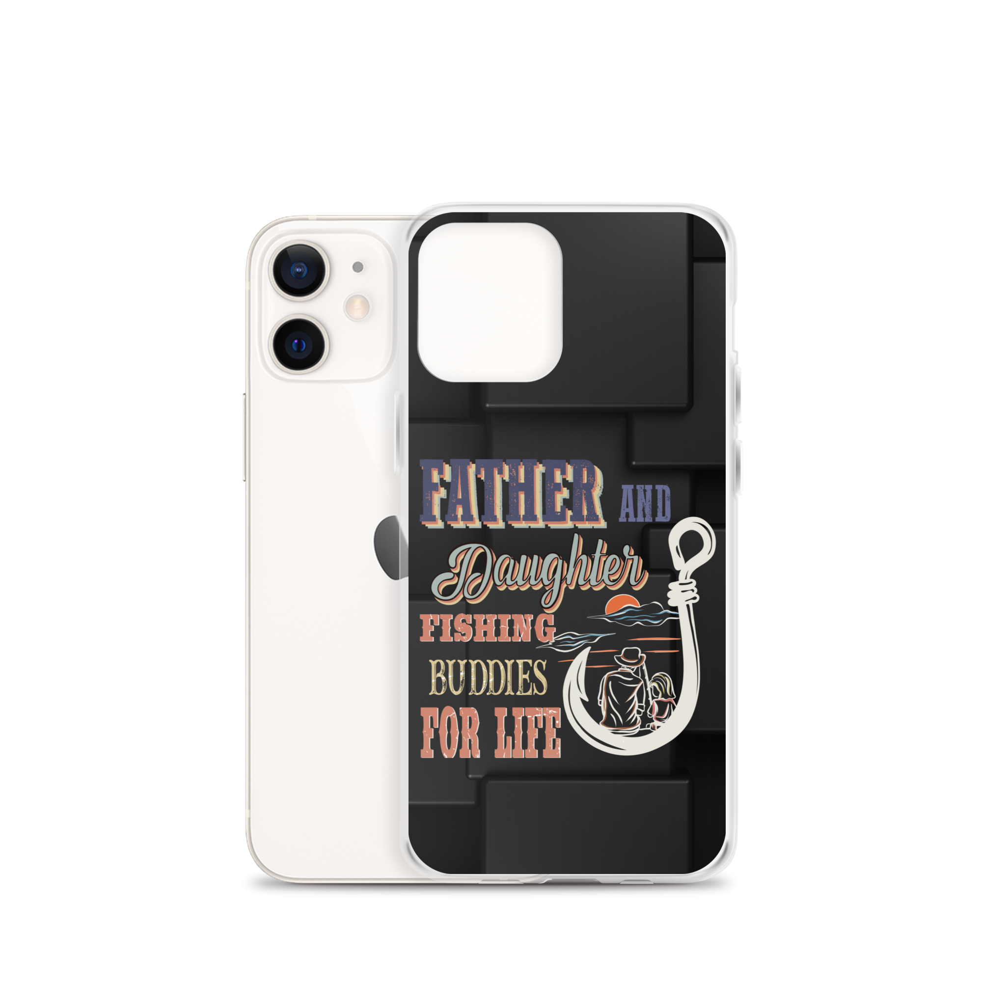 Father And Daughter Fishing Buddies For Life Clear Case for iPhone®