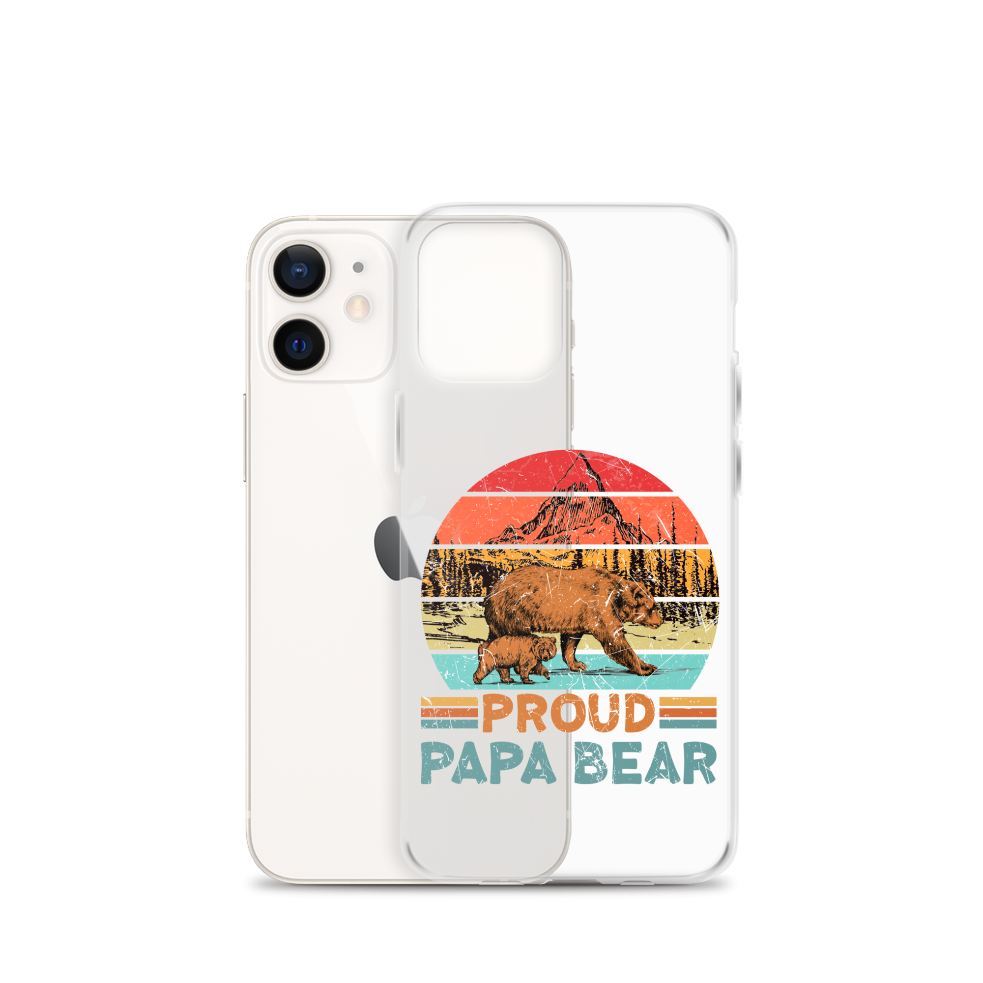 Proud Papa Bear Clear Case for iPhone®