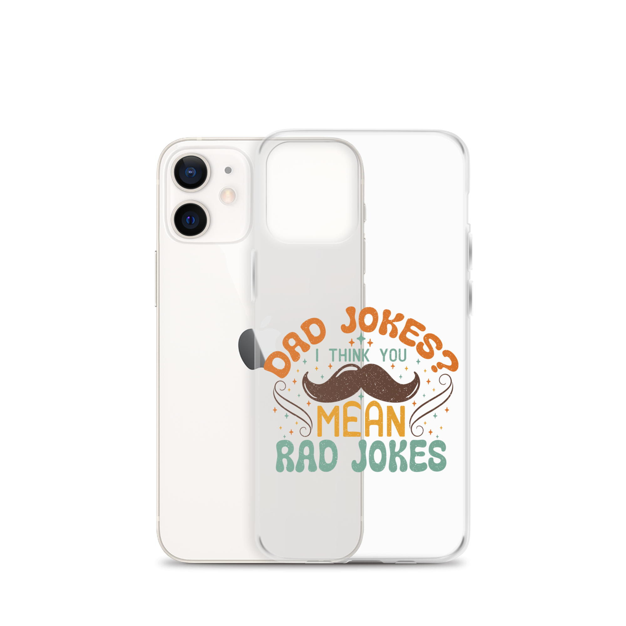 Dad Jokes I Think You Mean You Mean Rad Jokes Clear Case for iPhone®