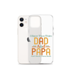 I Have Two Titles Dad And Papa And I Rock Them Both Clear Case for iPhone®