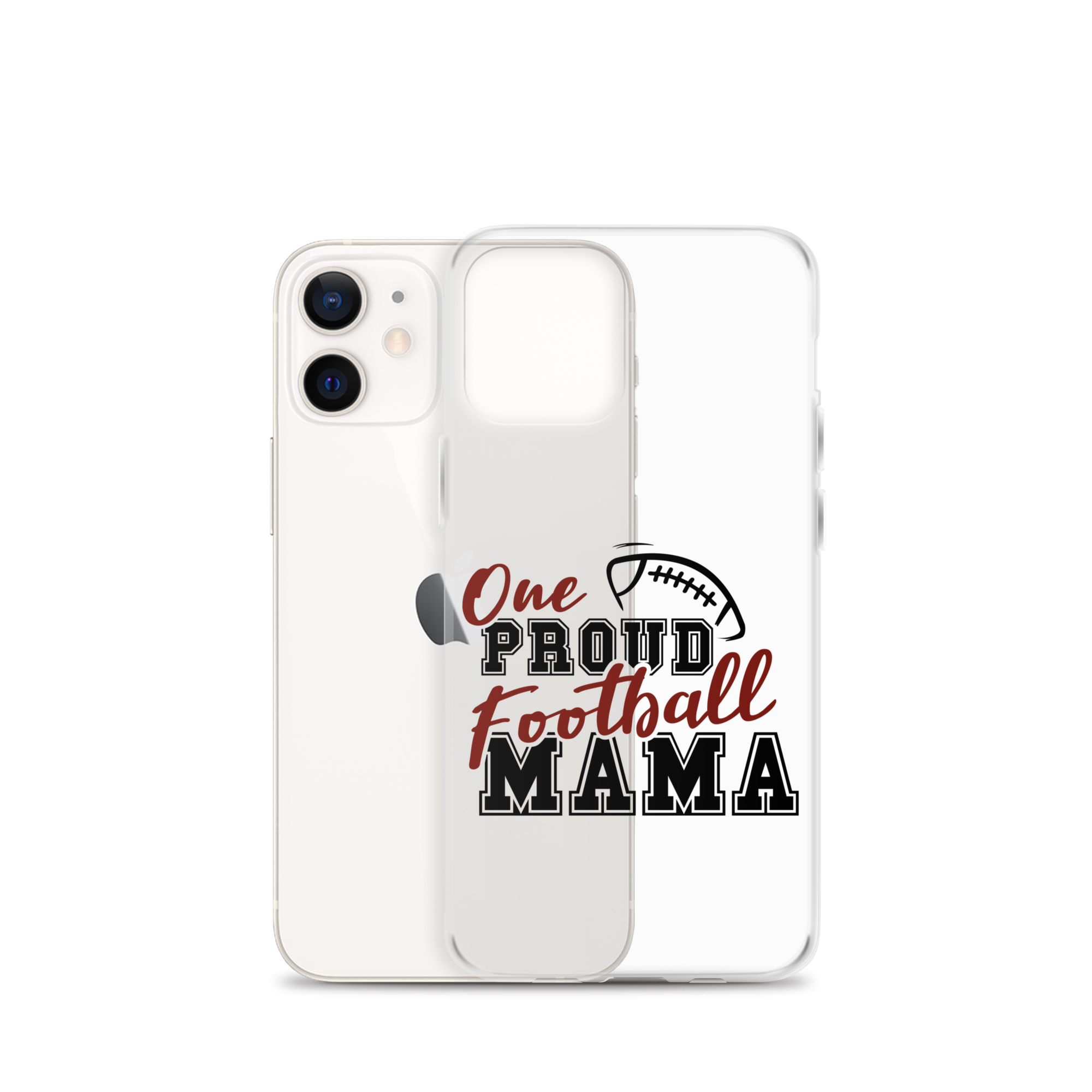 One Proud Football Mom Clear Case for iPhone®