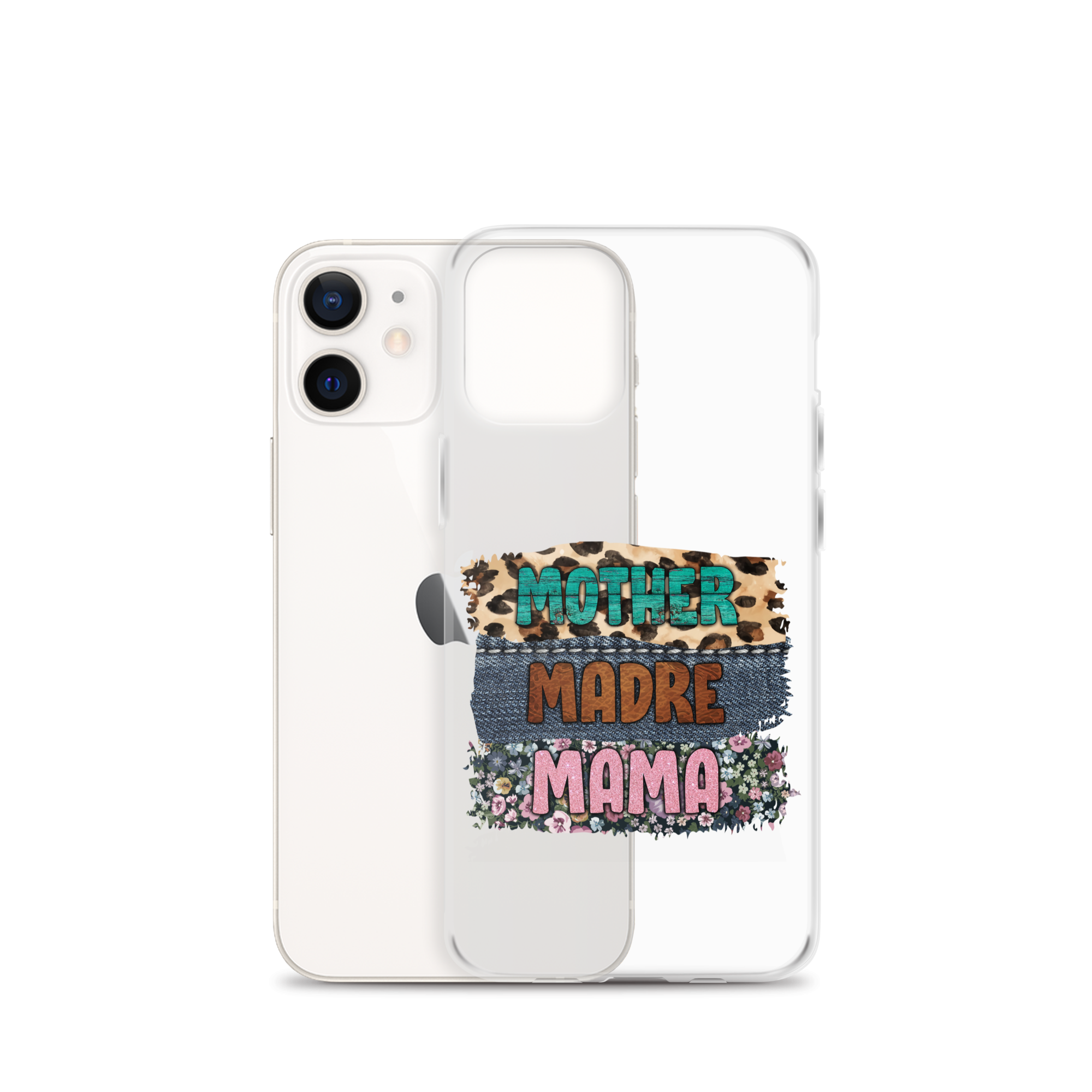 Mother, Mader, Mama Clear Case for iPhone®