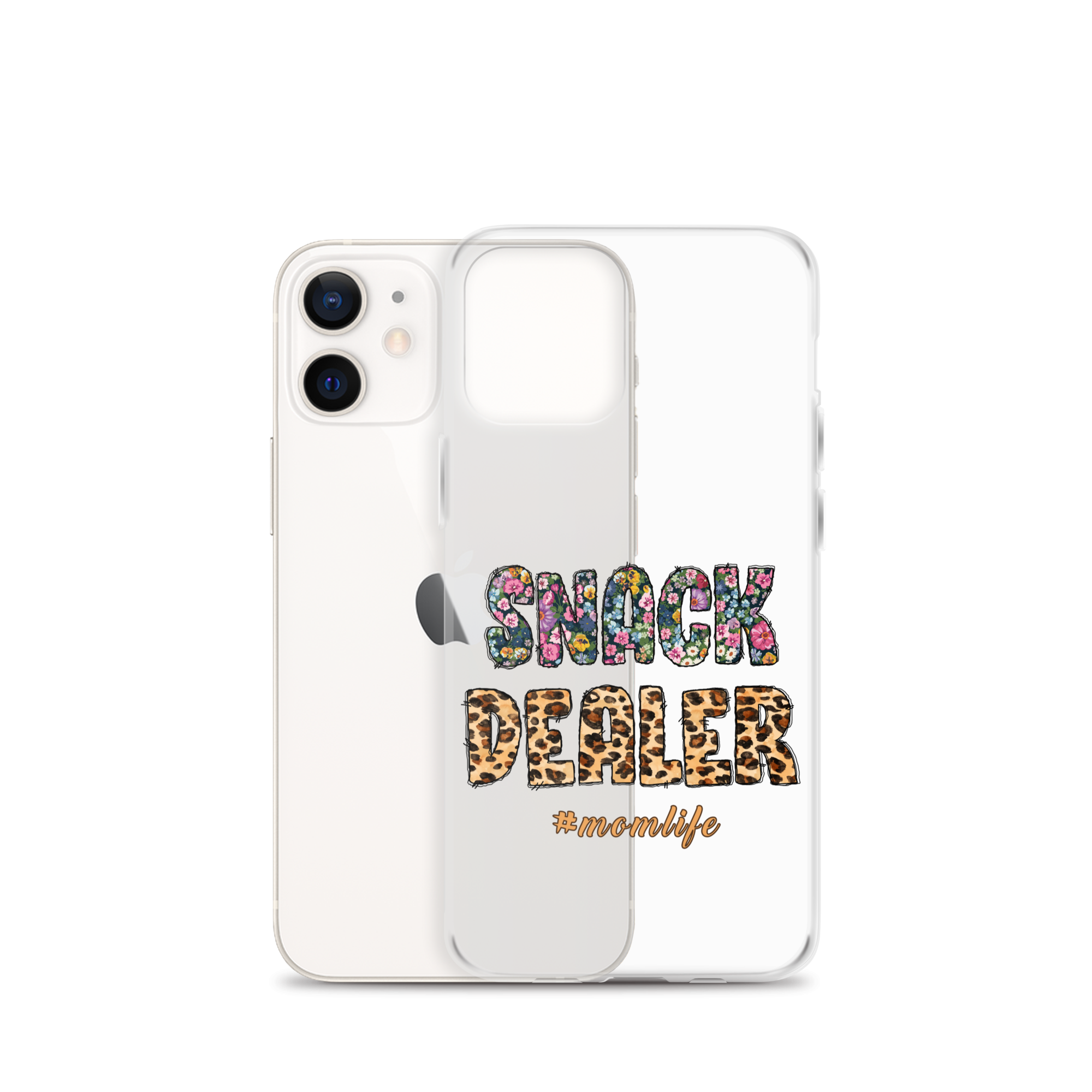 Snack Dealer #Momlife Clear Case for iPhone®