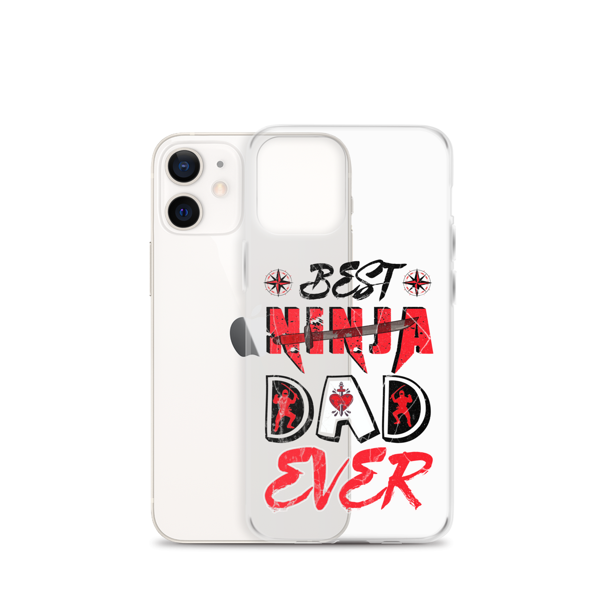 Best Ninja Dad Ever Clear Case for iPhone®