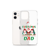 1st Christmas As A Dad Clear Case for iPhone®