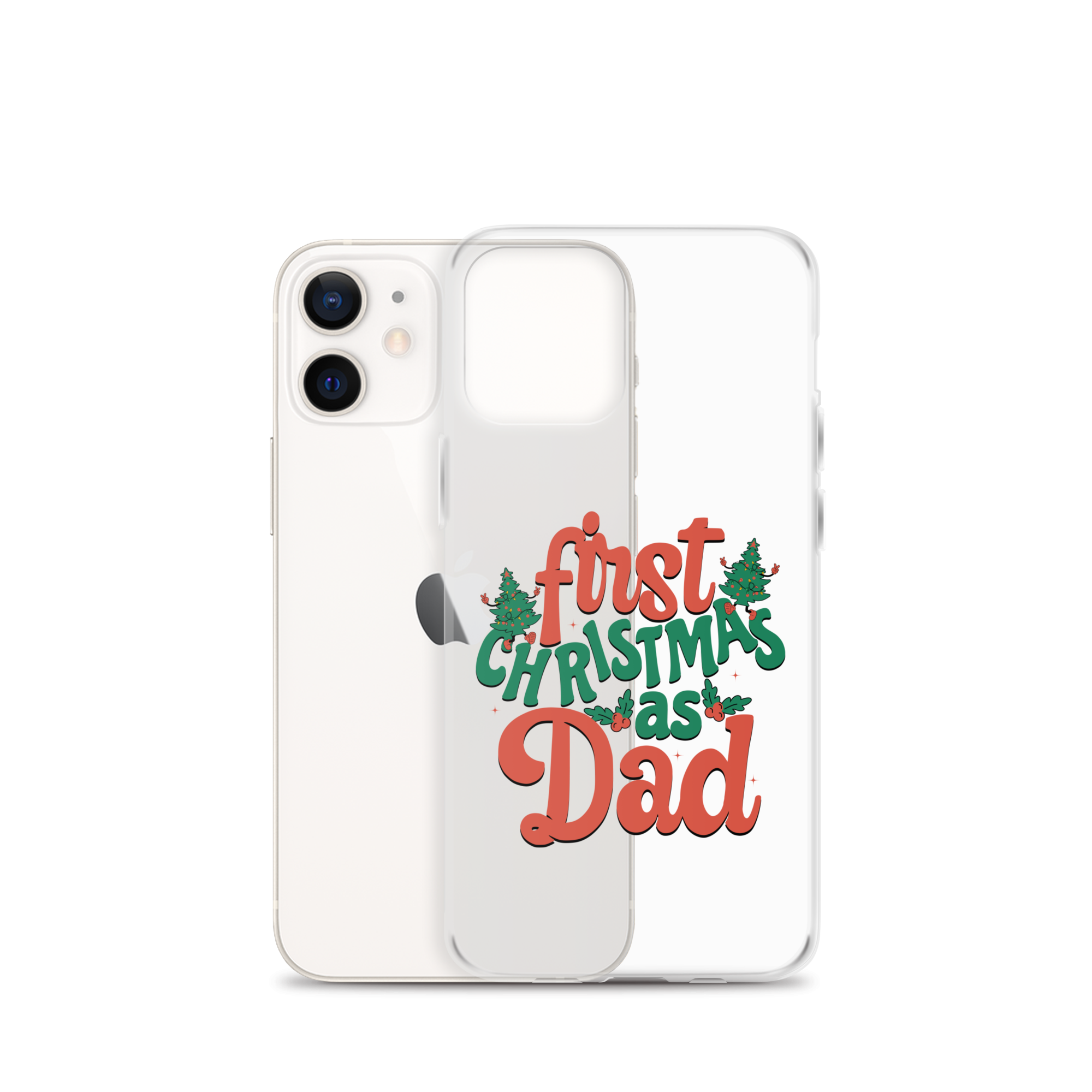 First Christmas As Dad Clear Case for iPhone®