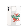 First Christmas As Dad Clear Case for iPhone®