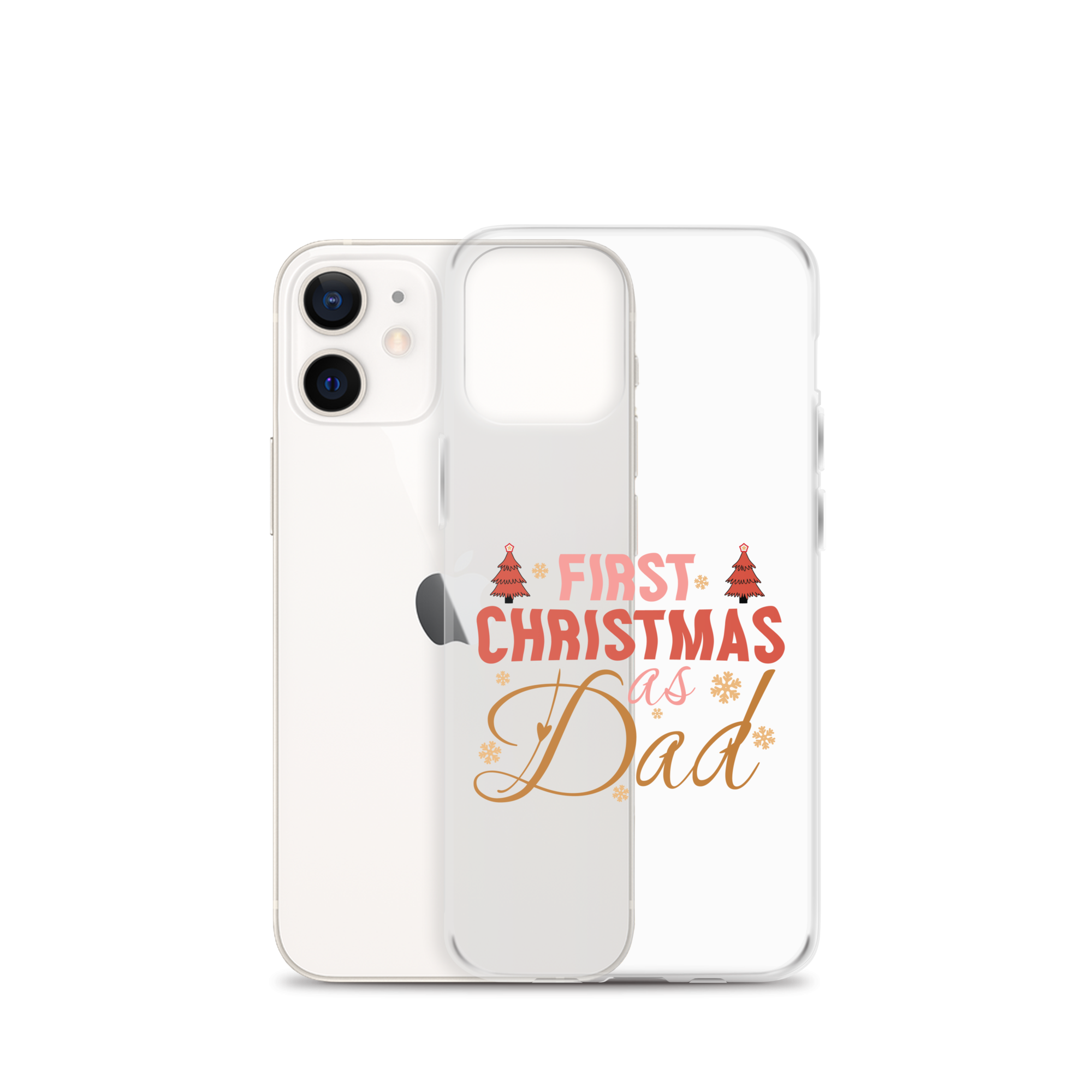 First Christmas As Dad Clear Case for iPhone®