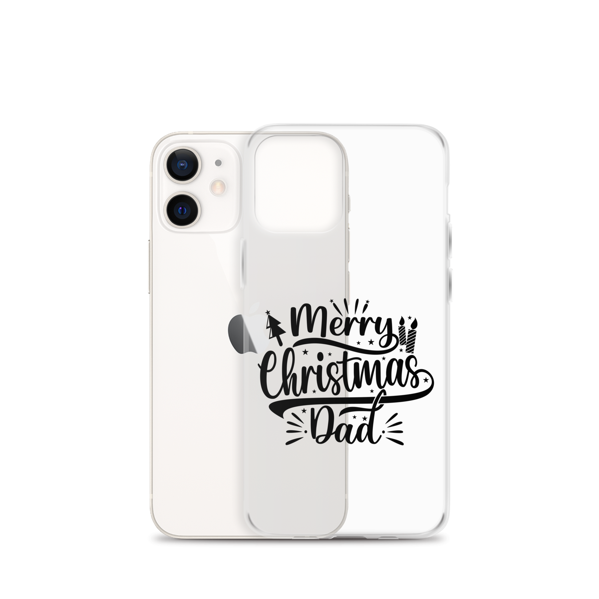 Merry Christmas Dad Clear Case for iPhone®