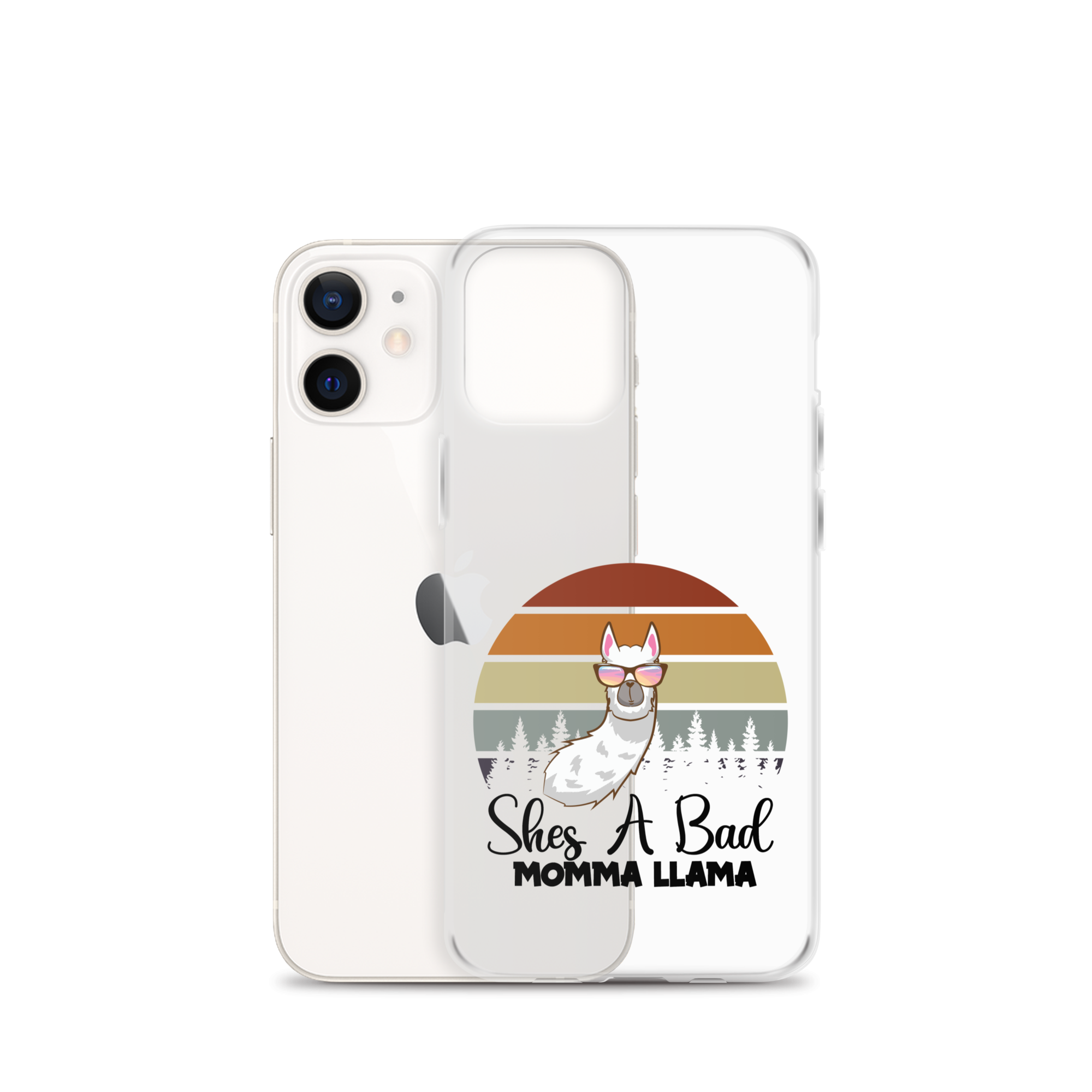 She's A Bad Momma Llama Clear Case for iPhone®