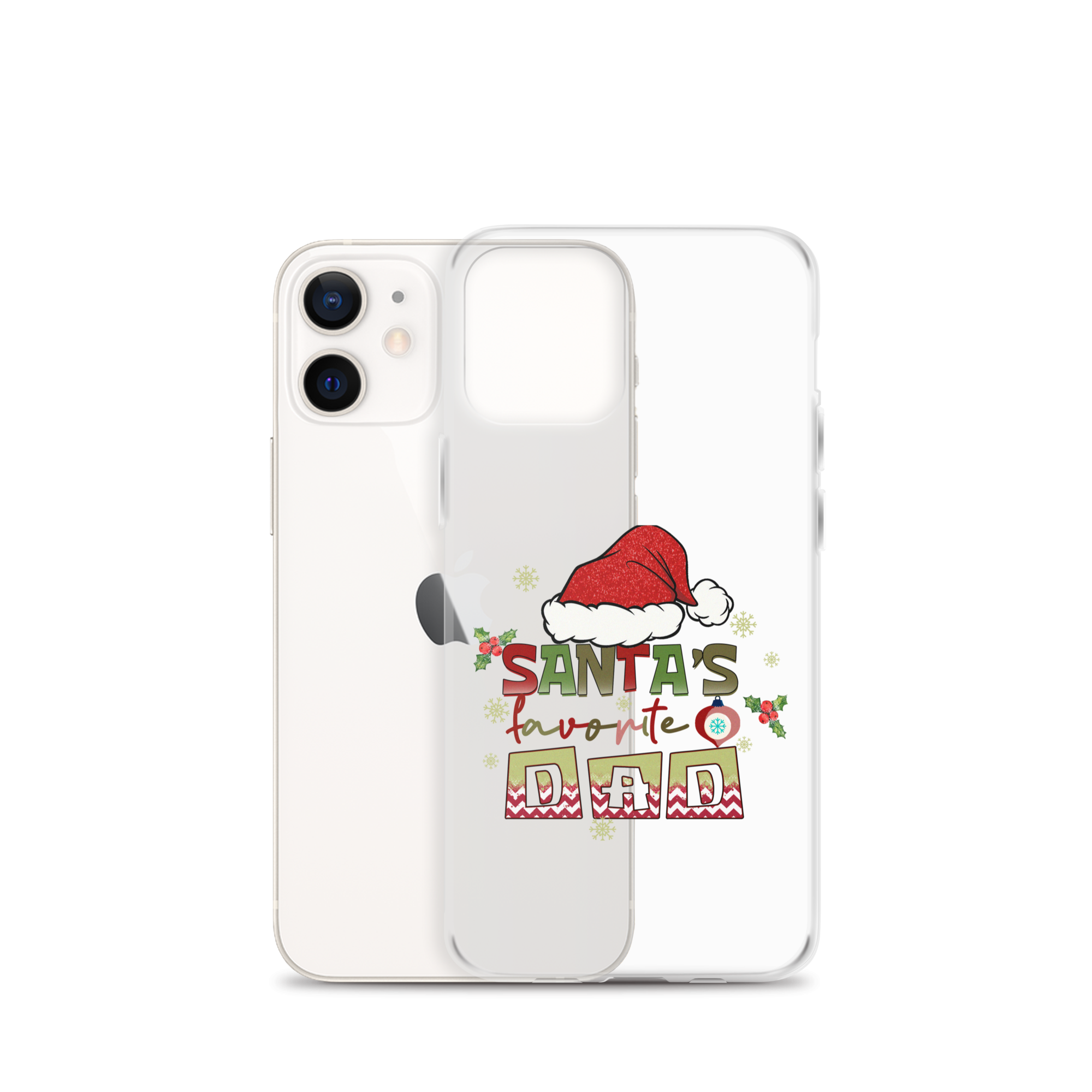 Santa's Favorite Dad Clear Case for iPhone®