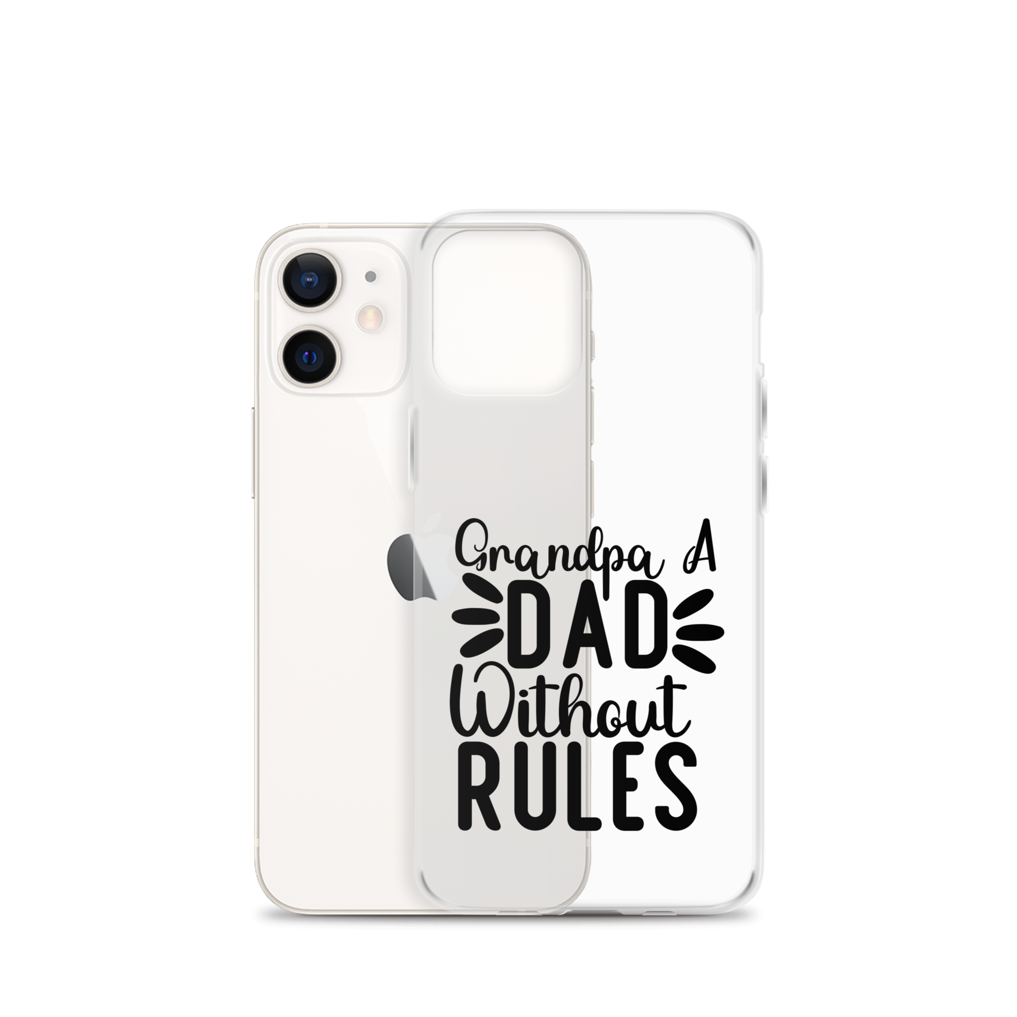 Grandpa A Dad Without Rules Clear Case for iPhone®