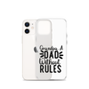 Grandpa A Dad Without Rules Clear Case for iPhone®