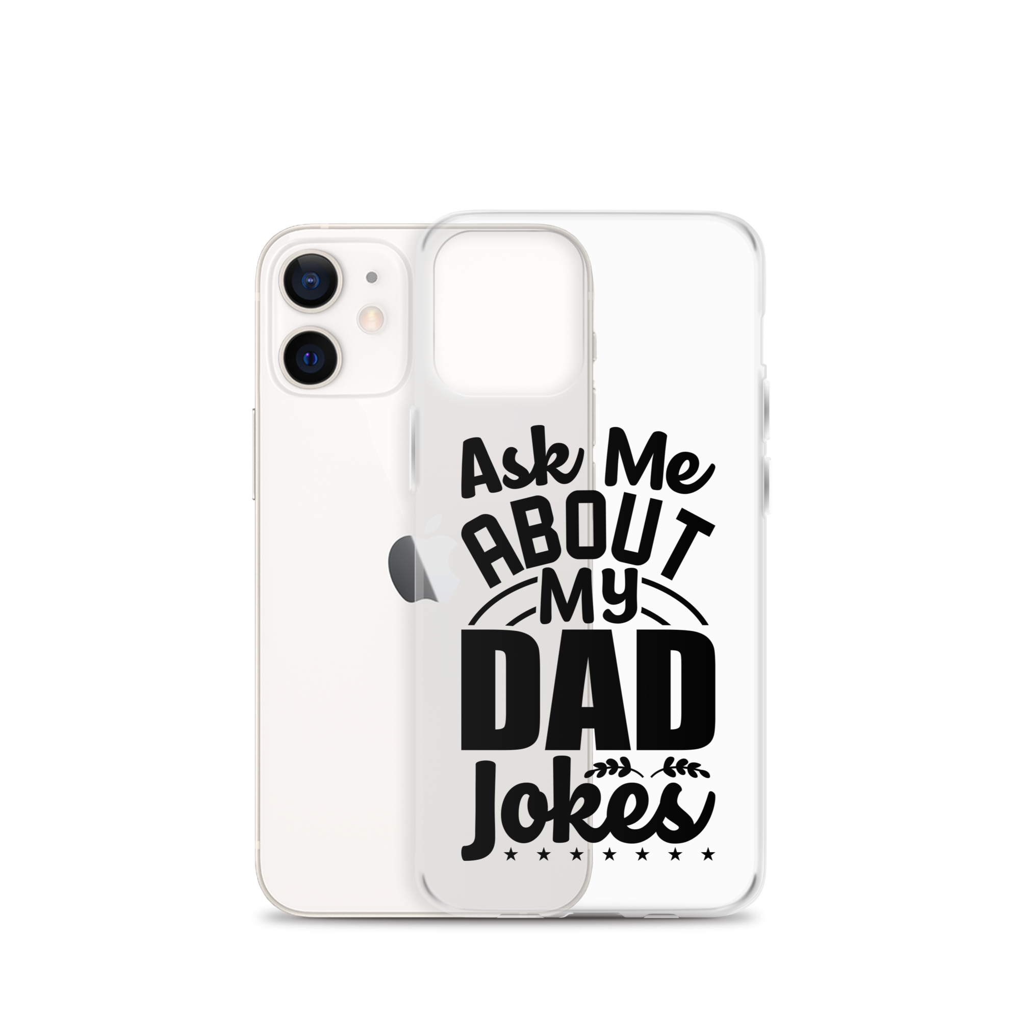 Ask Me About My Dad Jokes Clear Case for iPhone®