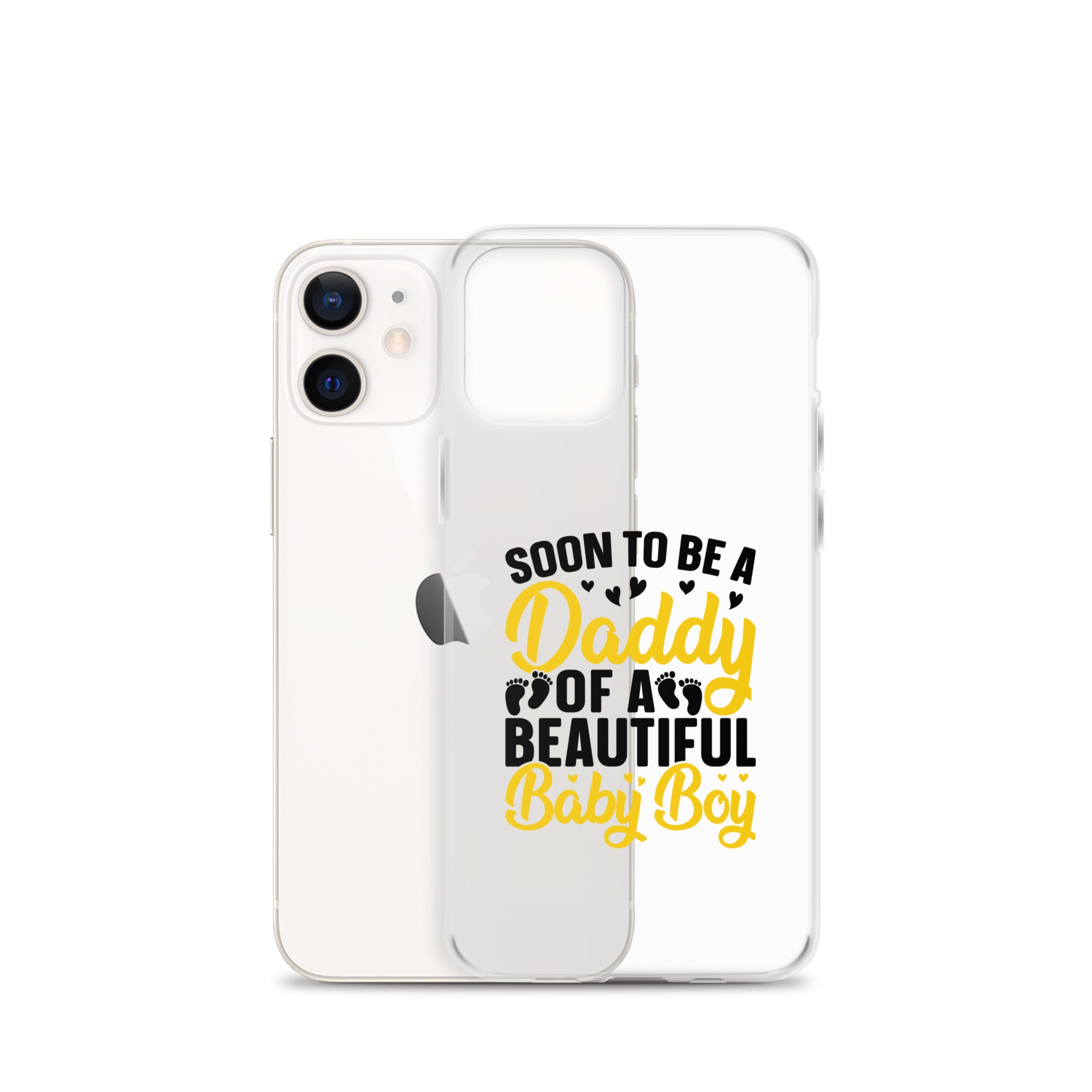 Soon To Be A Daddy For Boy Clear Case for iPhone®