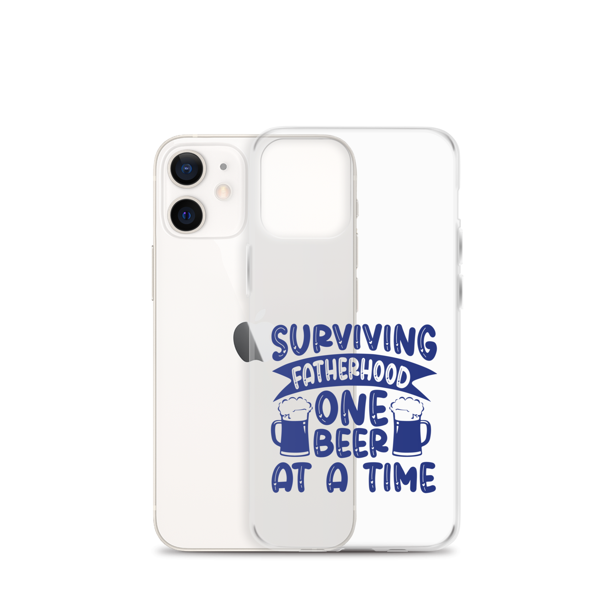 Surviving Fatherhood One Beer At A time Clear Case for iPhone®