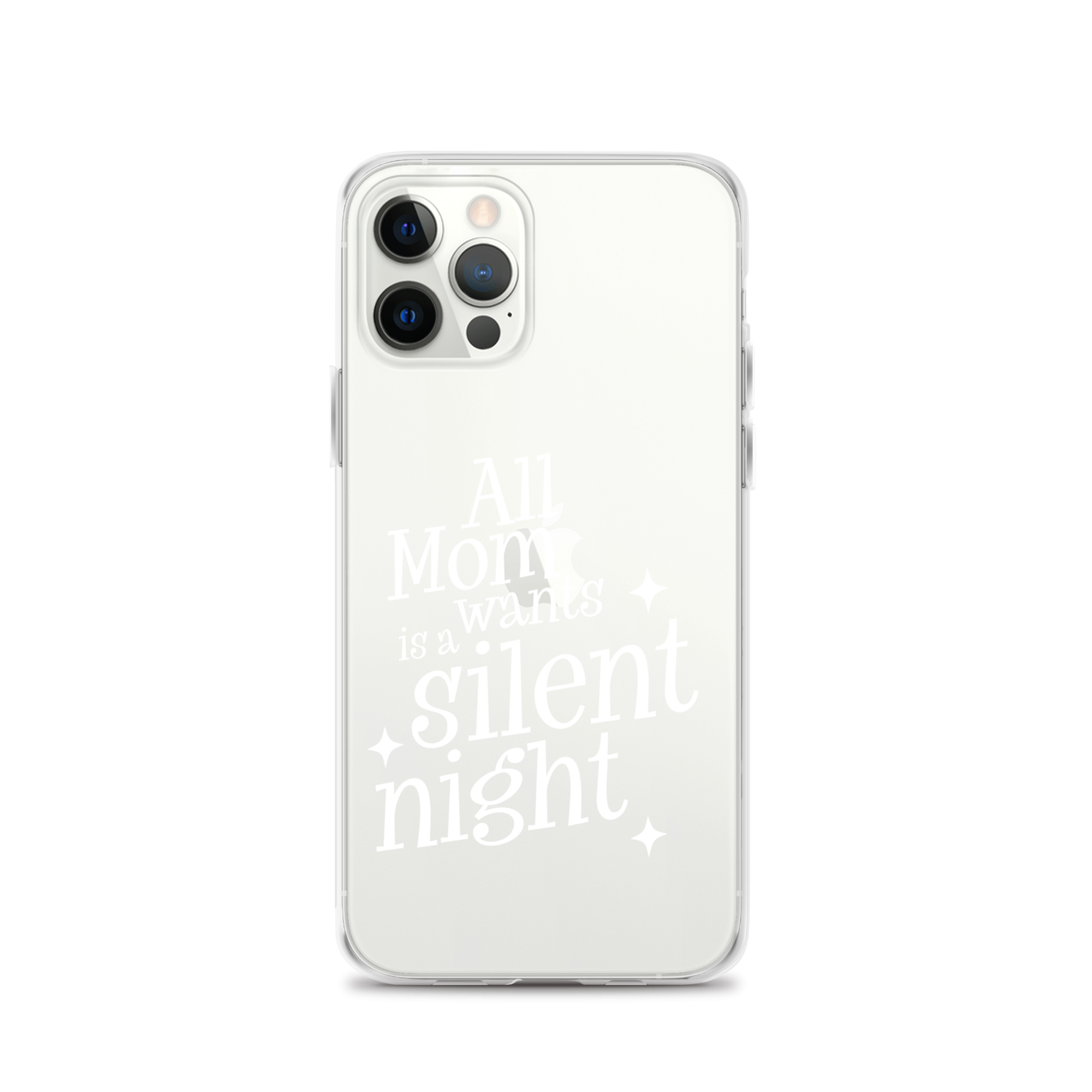 All Mama Wants Is A Silent Night Clear Case for iPhone®