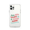 All Mama Wants Is A Silent Night Clear Case for iPhone®