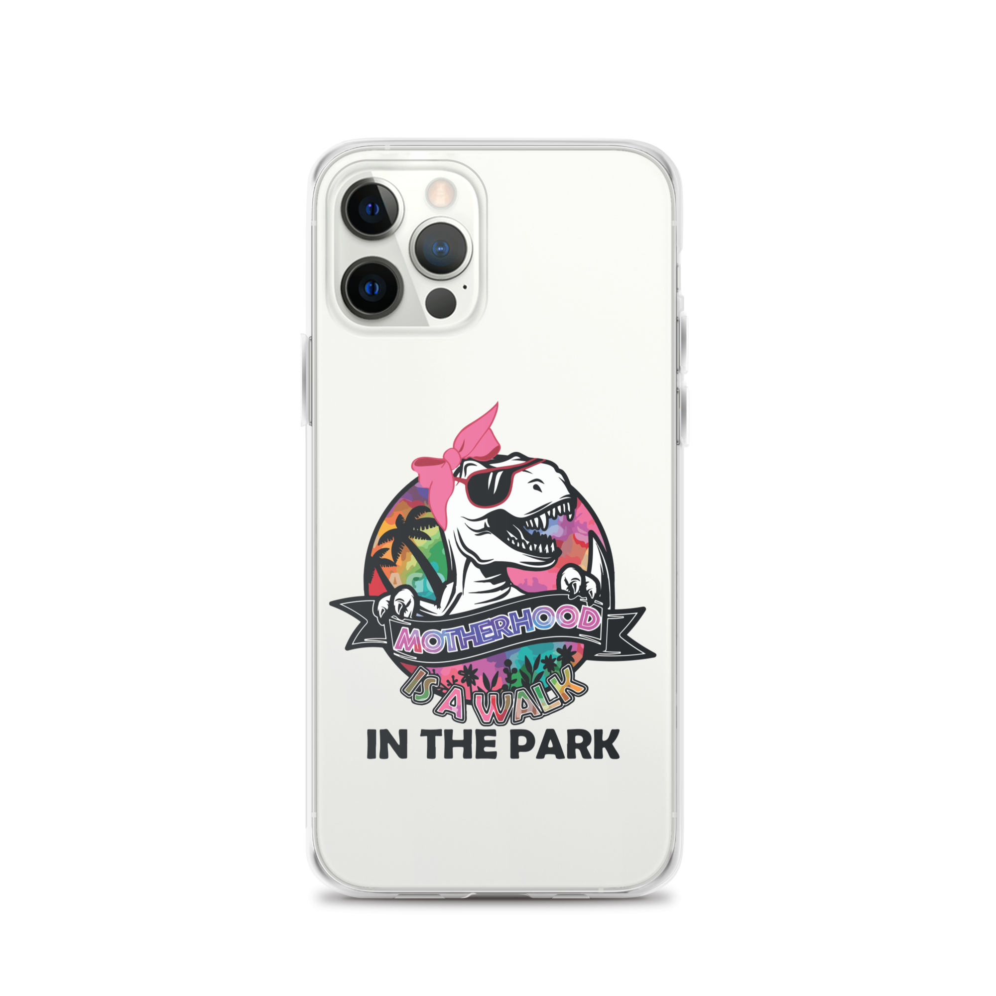 Motherhood Is A Walk In The Park Clear Case for iPhone®