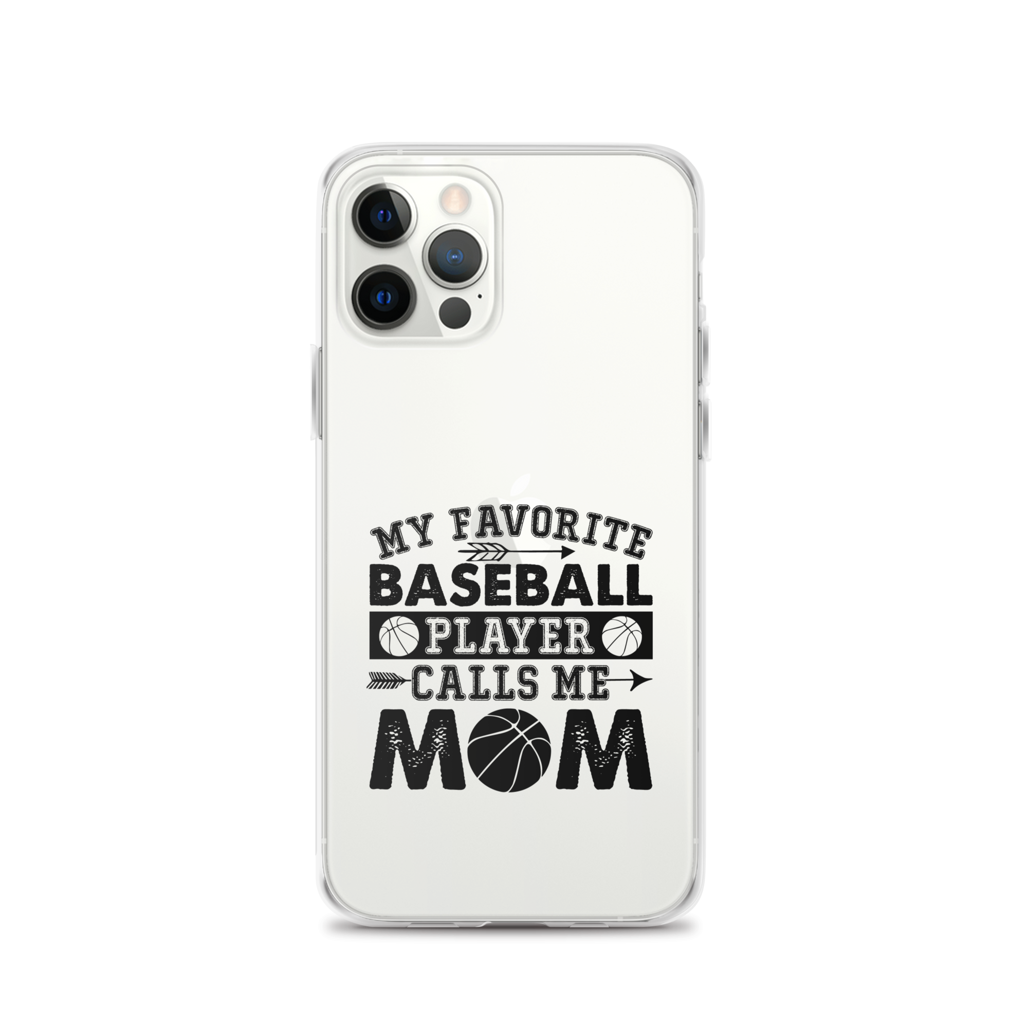 My Favorite Baseball Player Calls Me Mom Clear Case for iPhone®