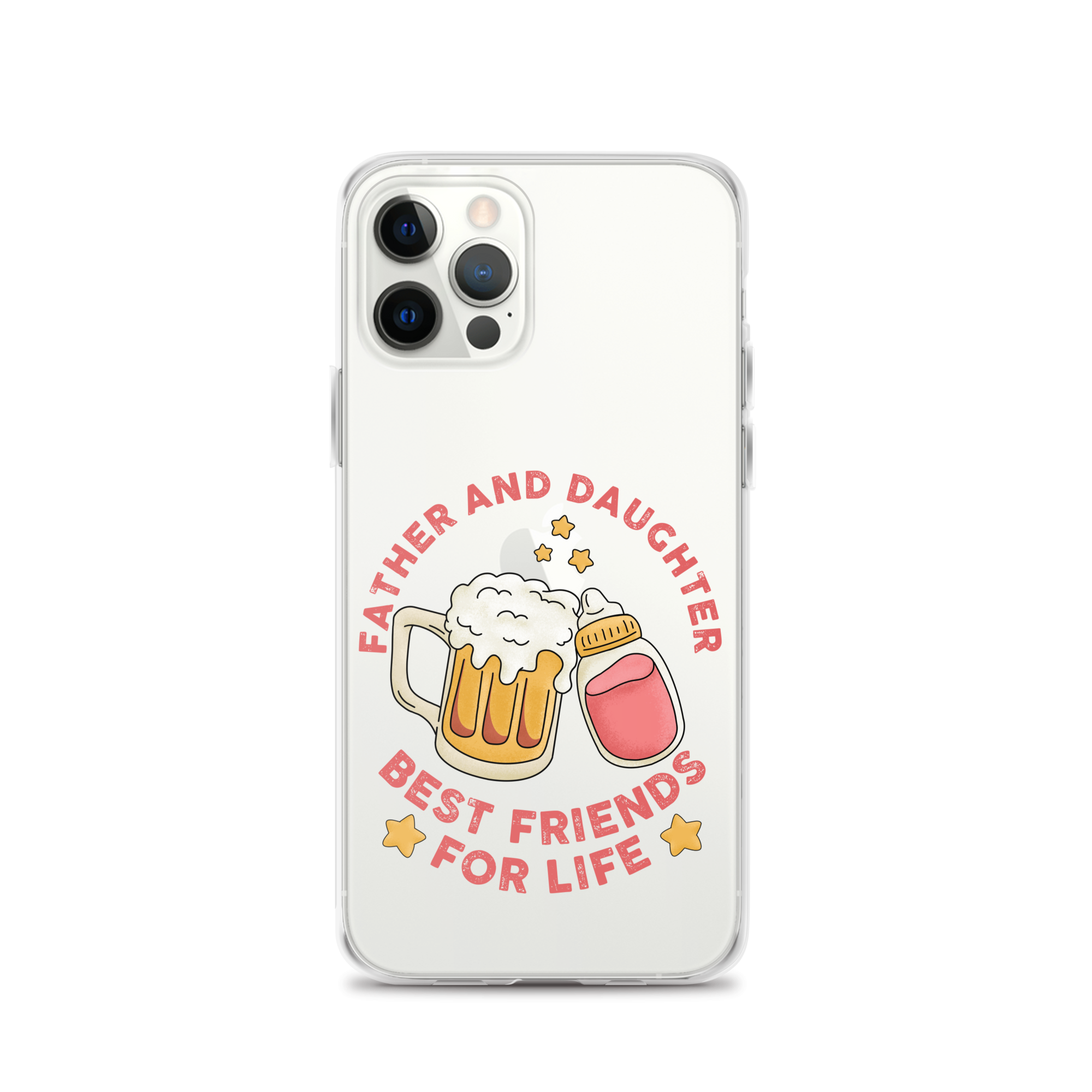 Father And Daughter Best Friends For Life Clear Case for iPhone®