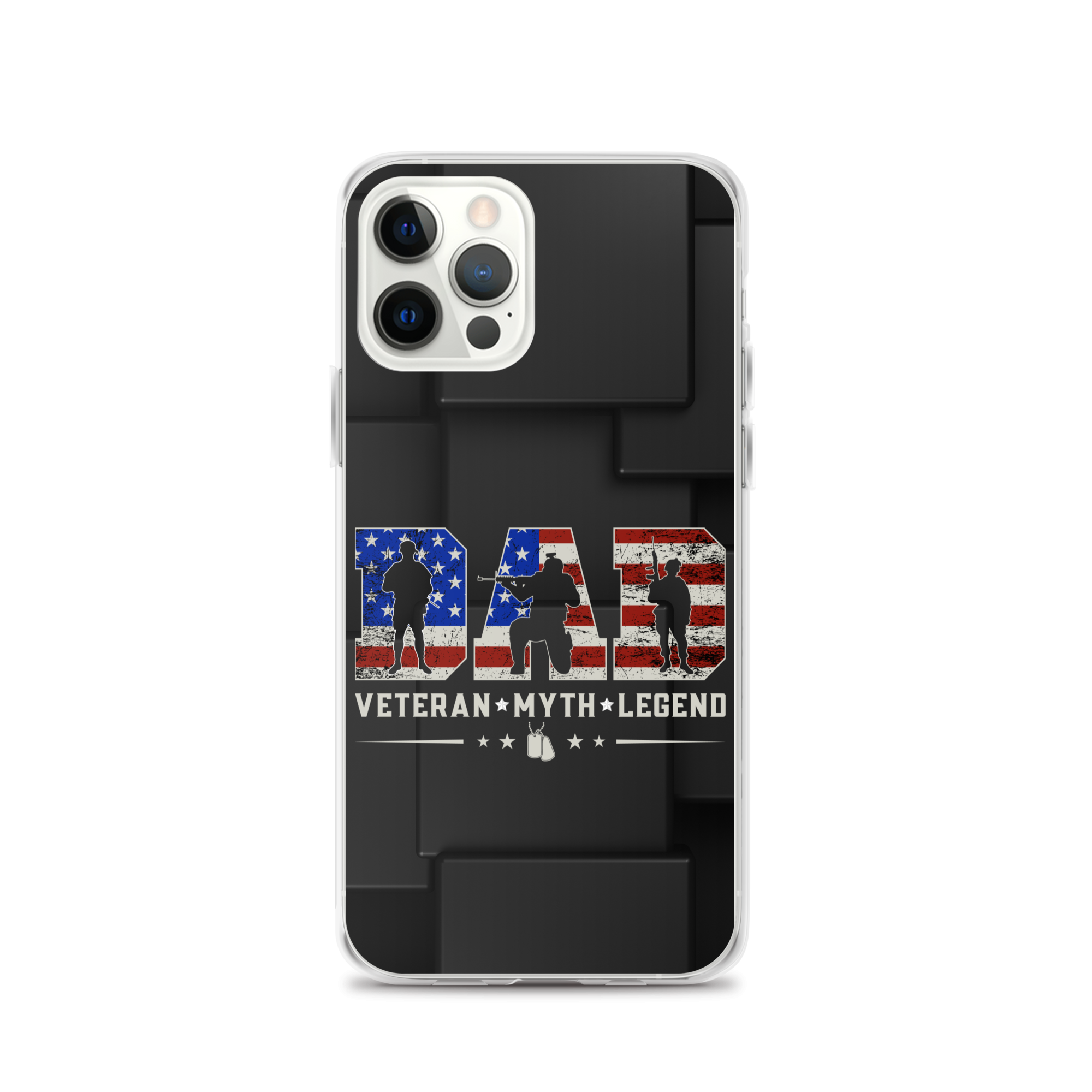 Dad Veteran Myth Legend Clear Case for iPhone®