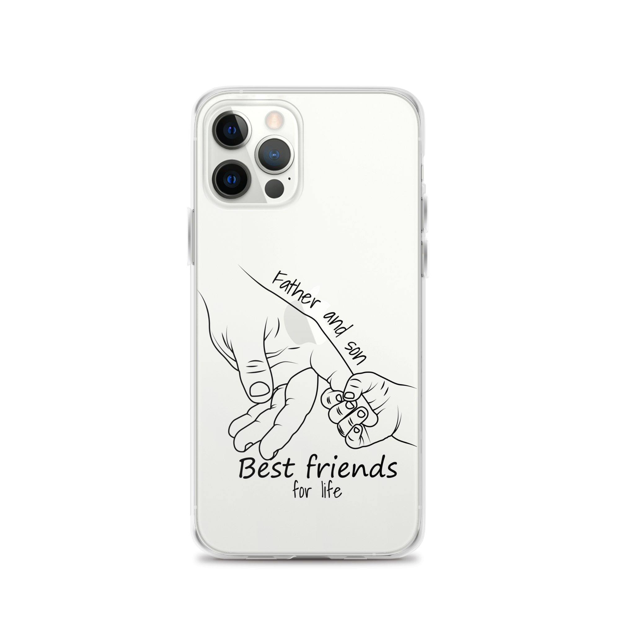 Father And Son Best Friends For Life Clear Case for iPhone®