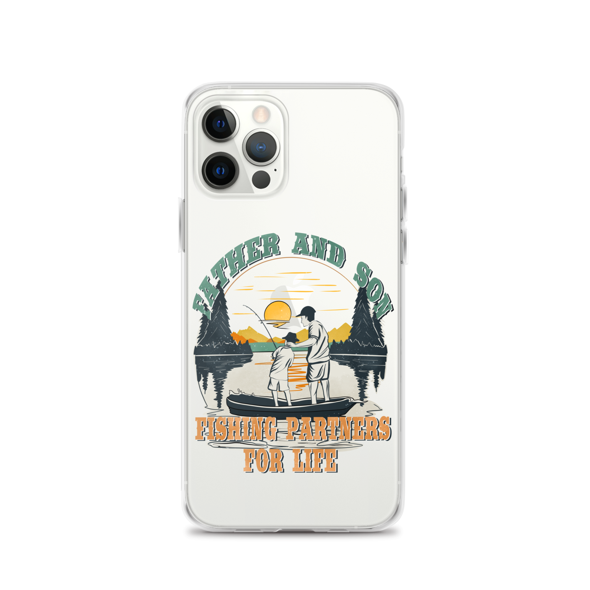 Father And Son Fishing Partners For Life Clear Case for iPhone®