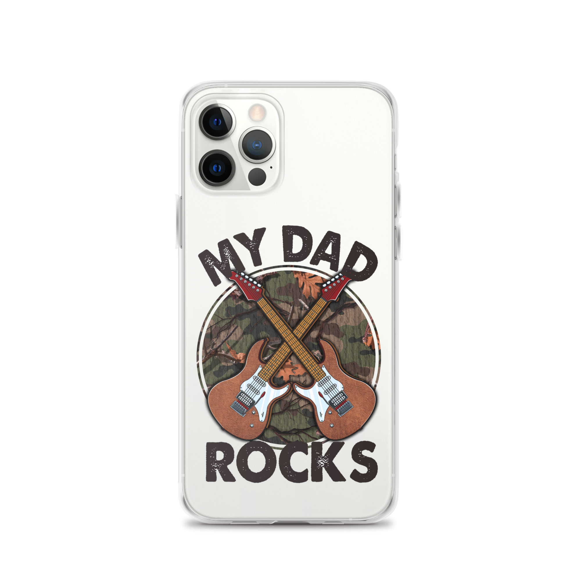 My Dad Rocks Clear Case for iPhone®