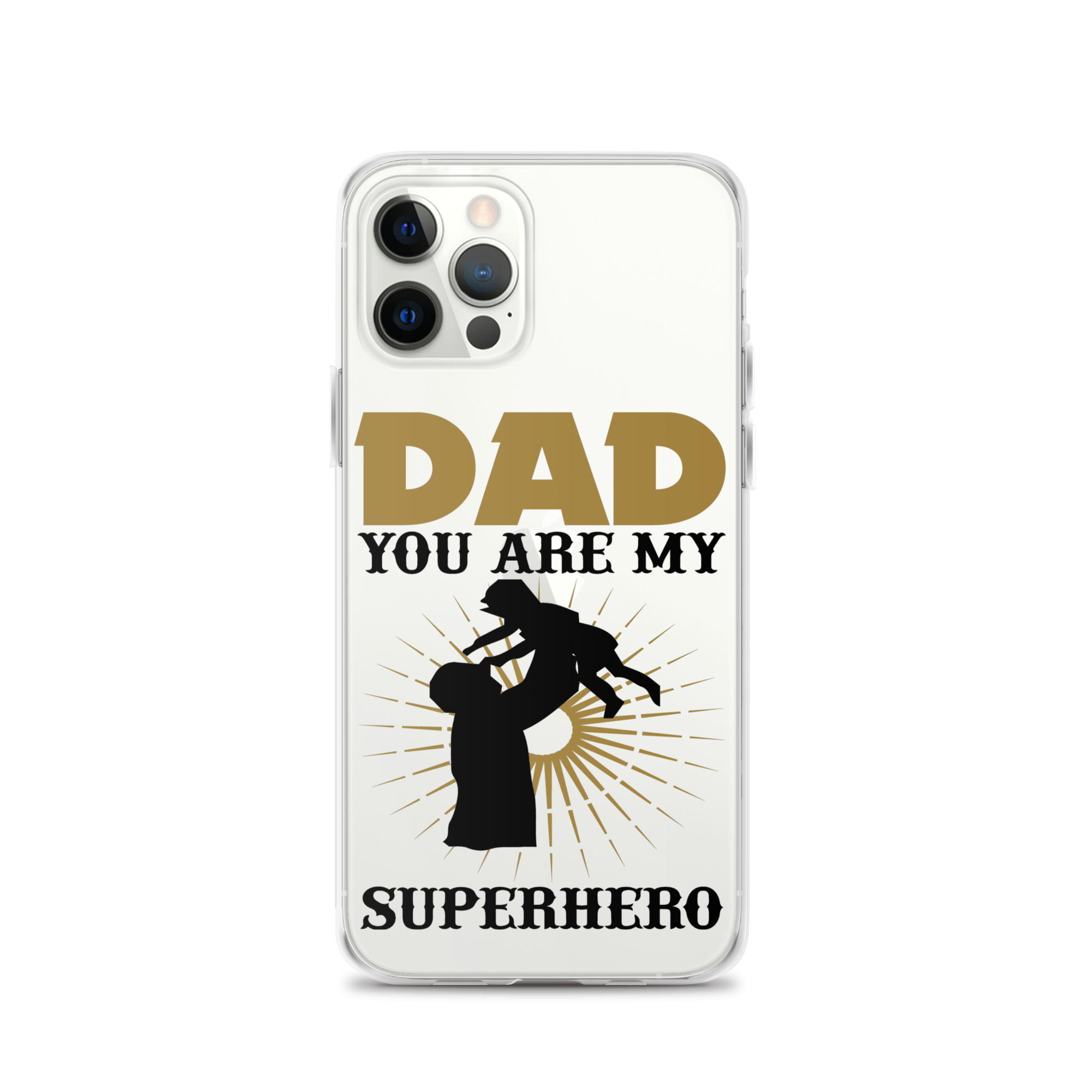 Dad You Are My Superhero Clear Case for iPhone®