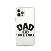 Dad Of 1 Boy And 2 Girls Clear Case for iPhone®