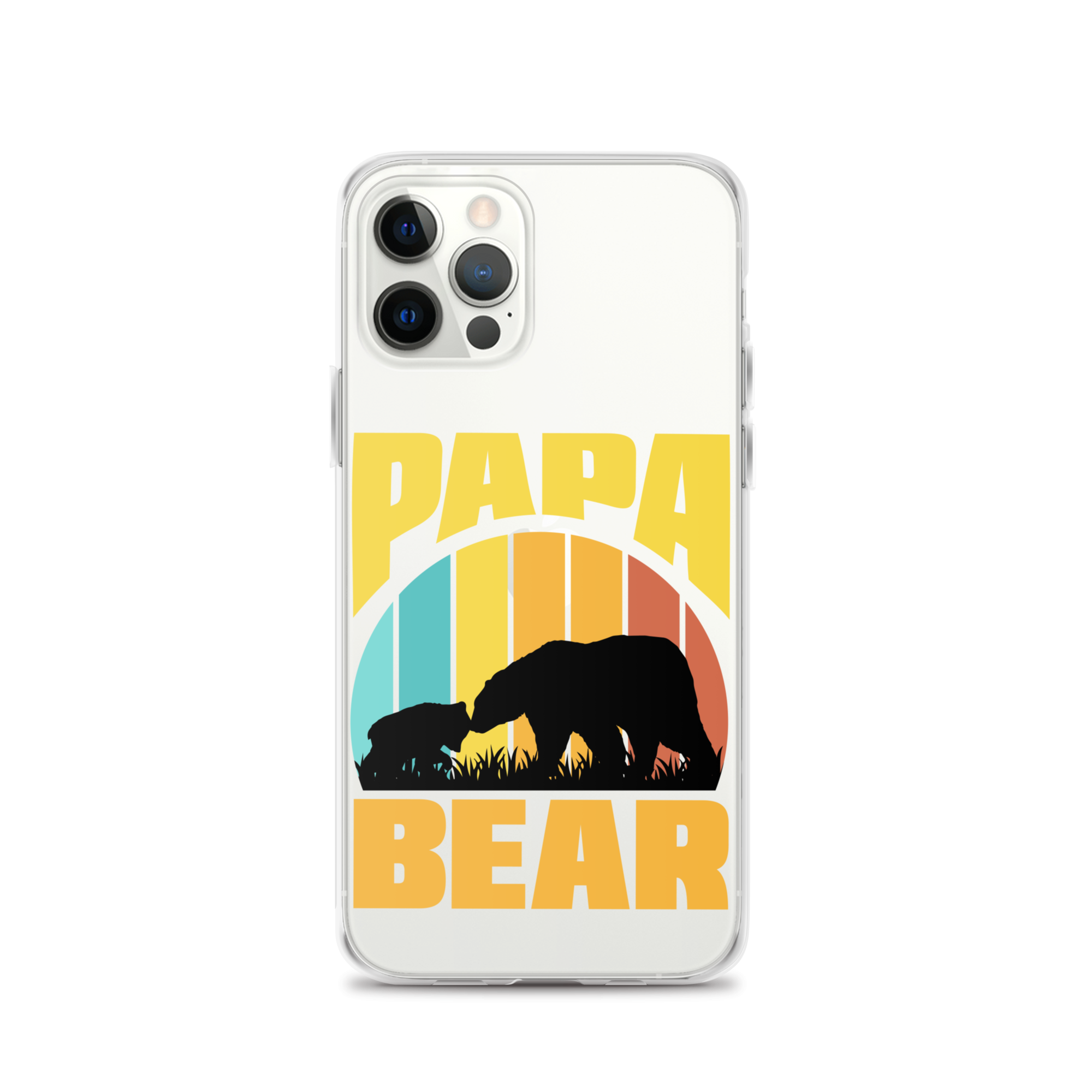 Papa Bear Clear Case for iPhone®