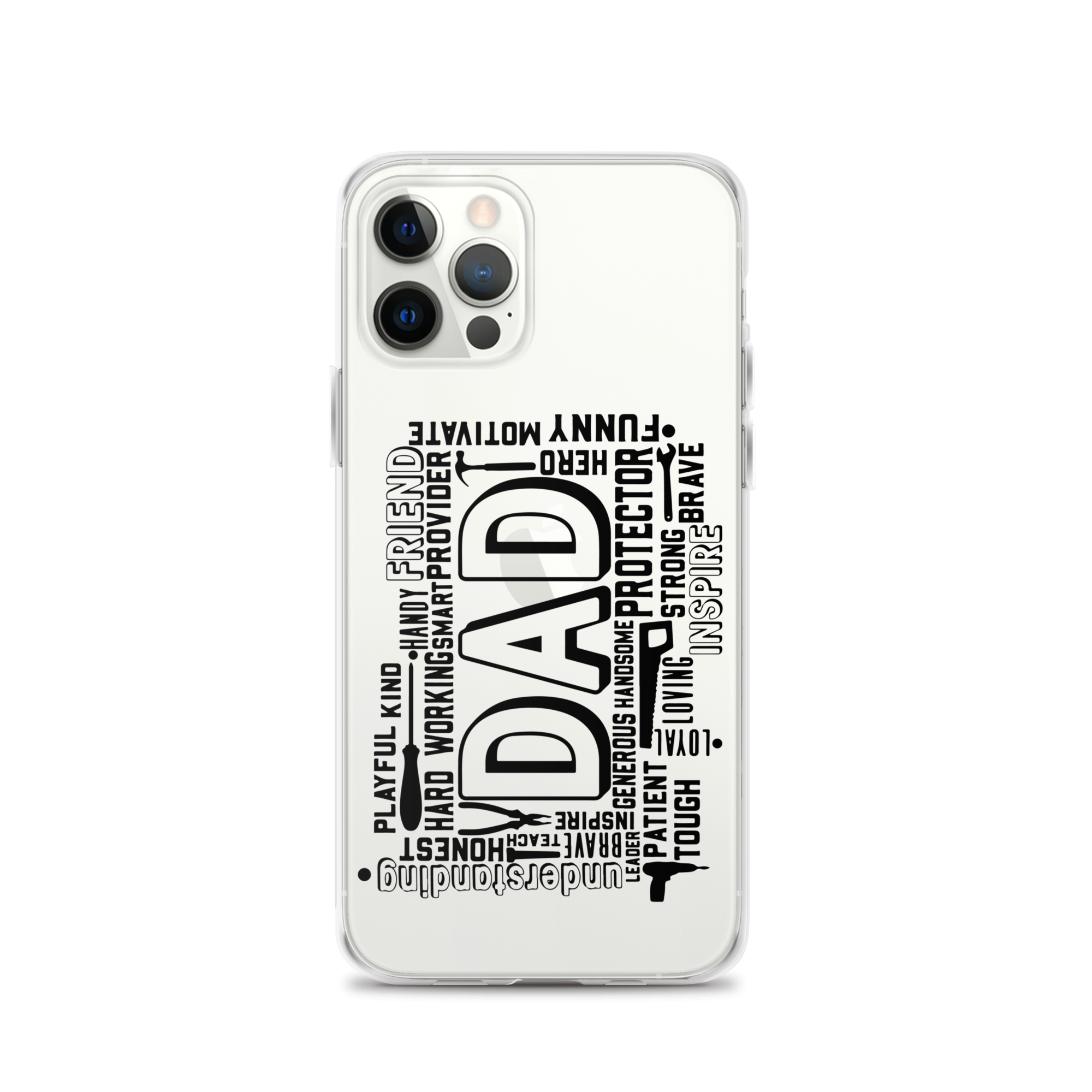 Dad Hardworking Smart Provider Friend Clear Case for iPhone®