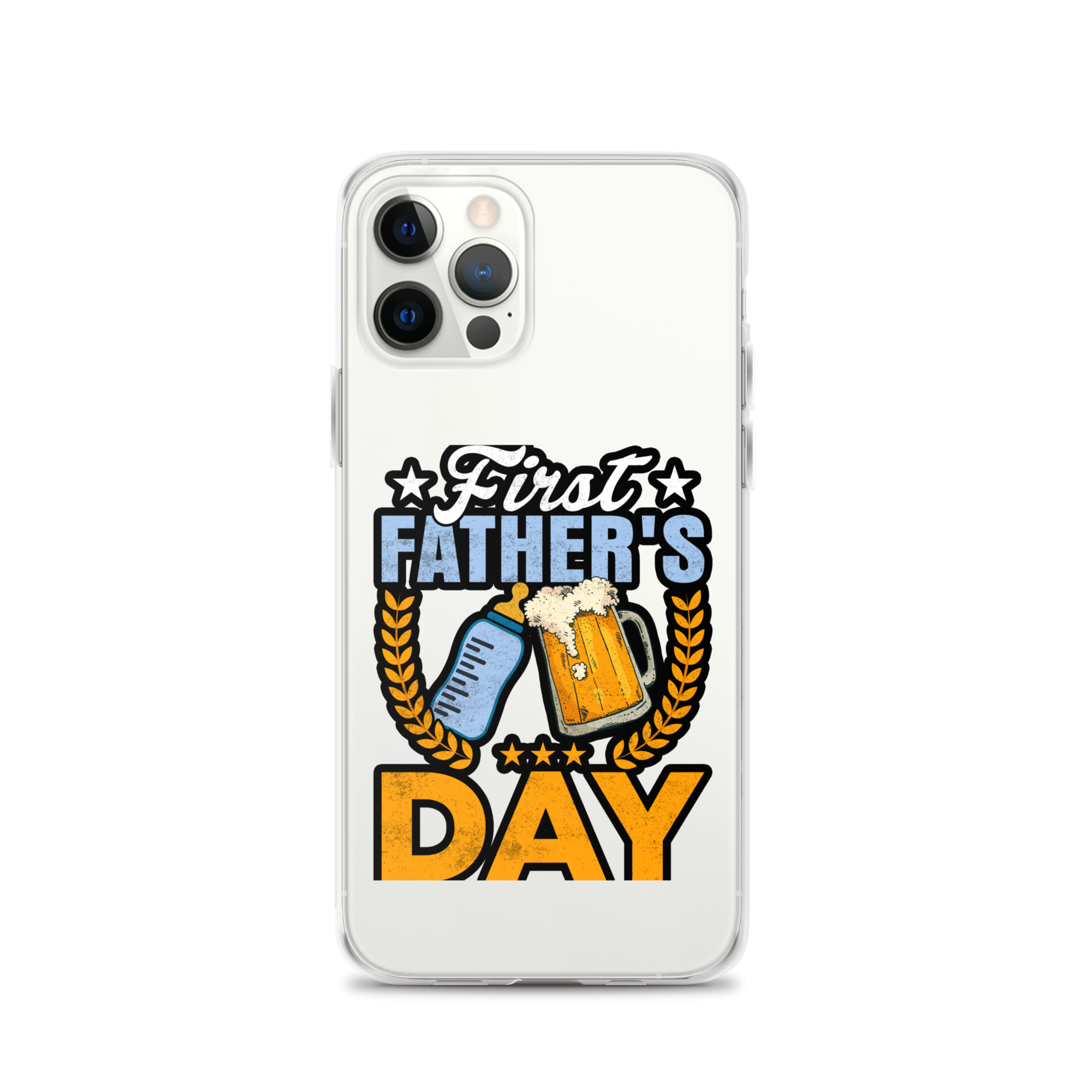 First Father's Day Clear Case for iPhone®