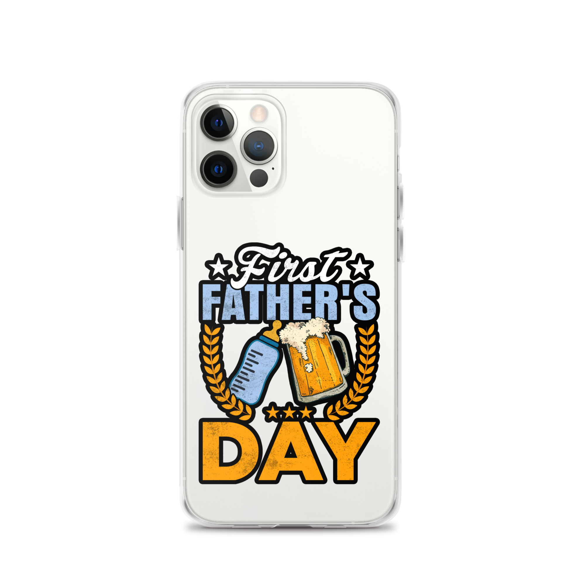 Father's First Day Clear Case for iPhone®