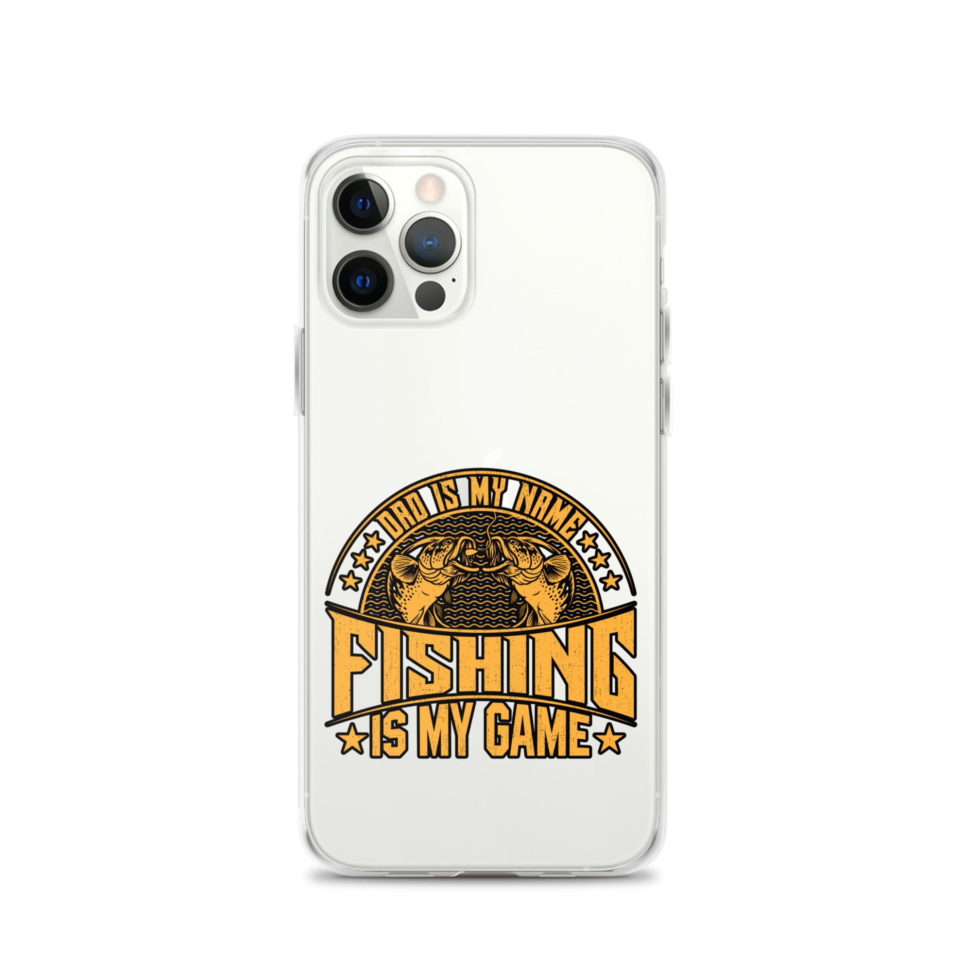 Dad Is My Name Fishing Is My Game Clear Case for iPhone®