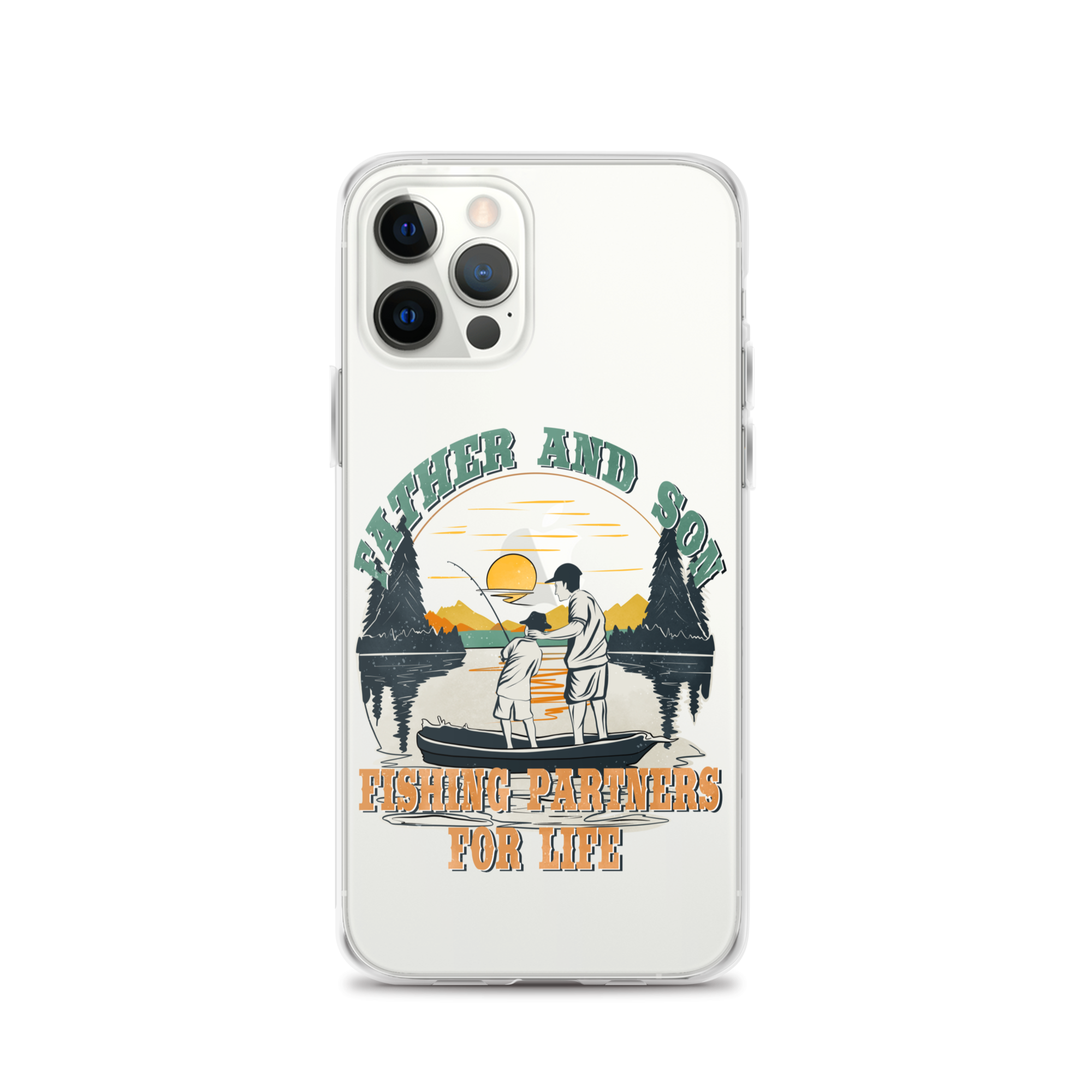 Father And Son Fishing Partners For Life Clear Case for iPhone®