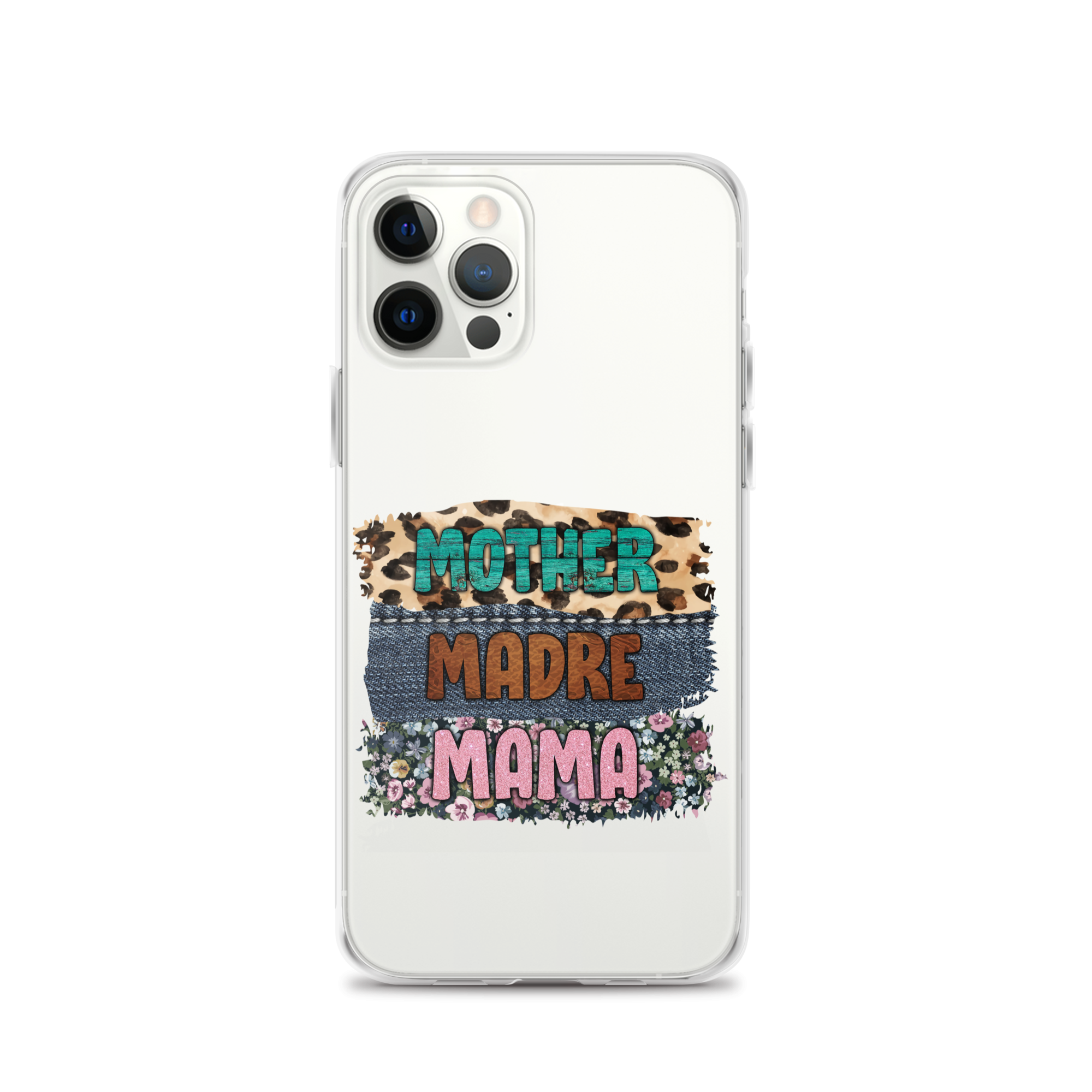 Mother, Mader, Mama Clear Case for iPhone®